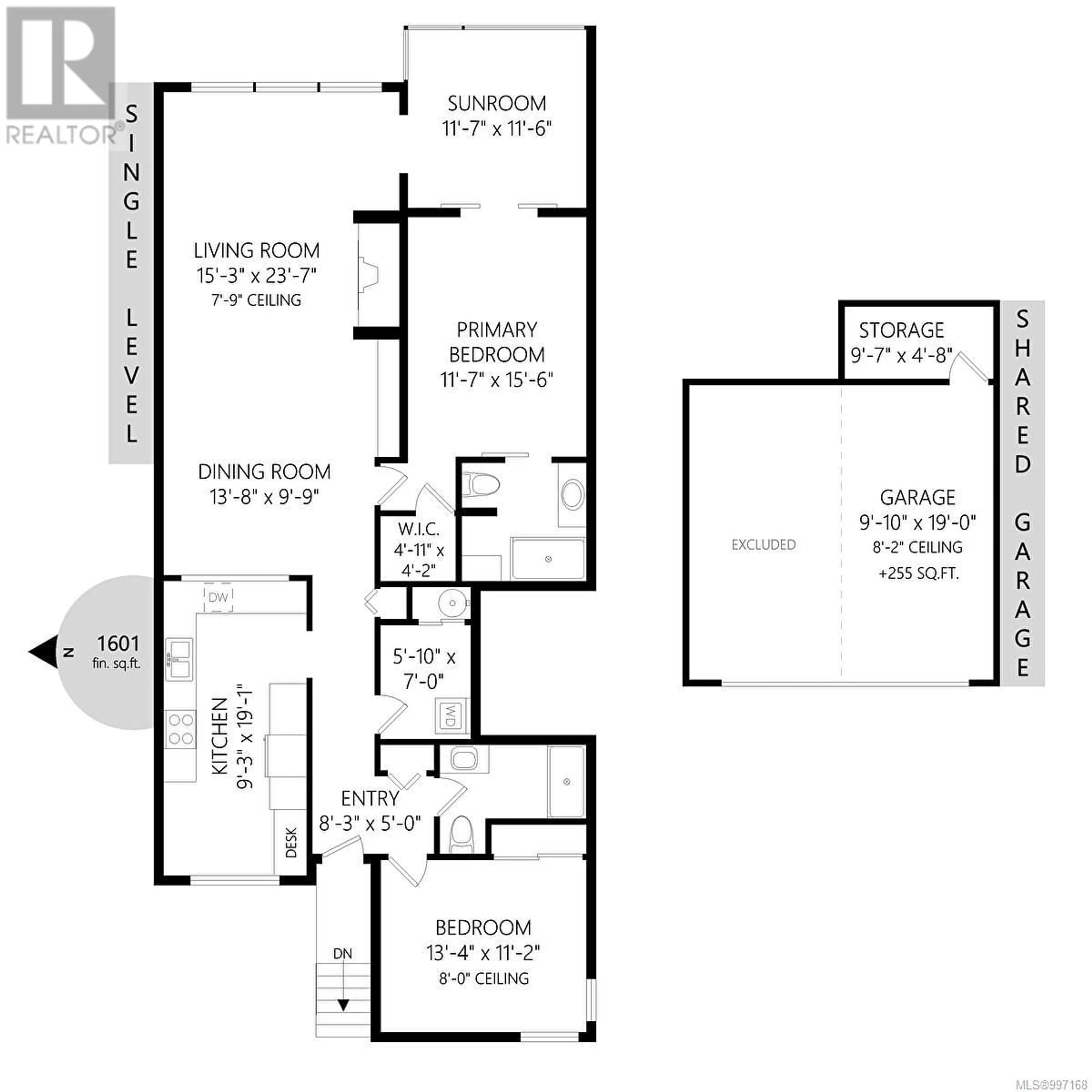 Floor plan for 7 - 9901 THIRD STREET, Sidney British Columbia V8L3B1
