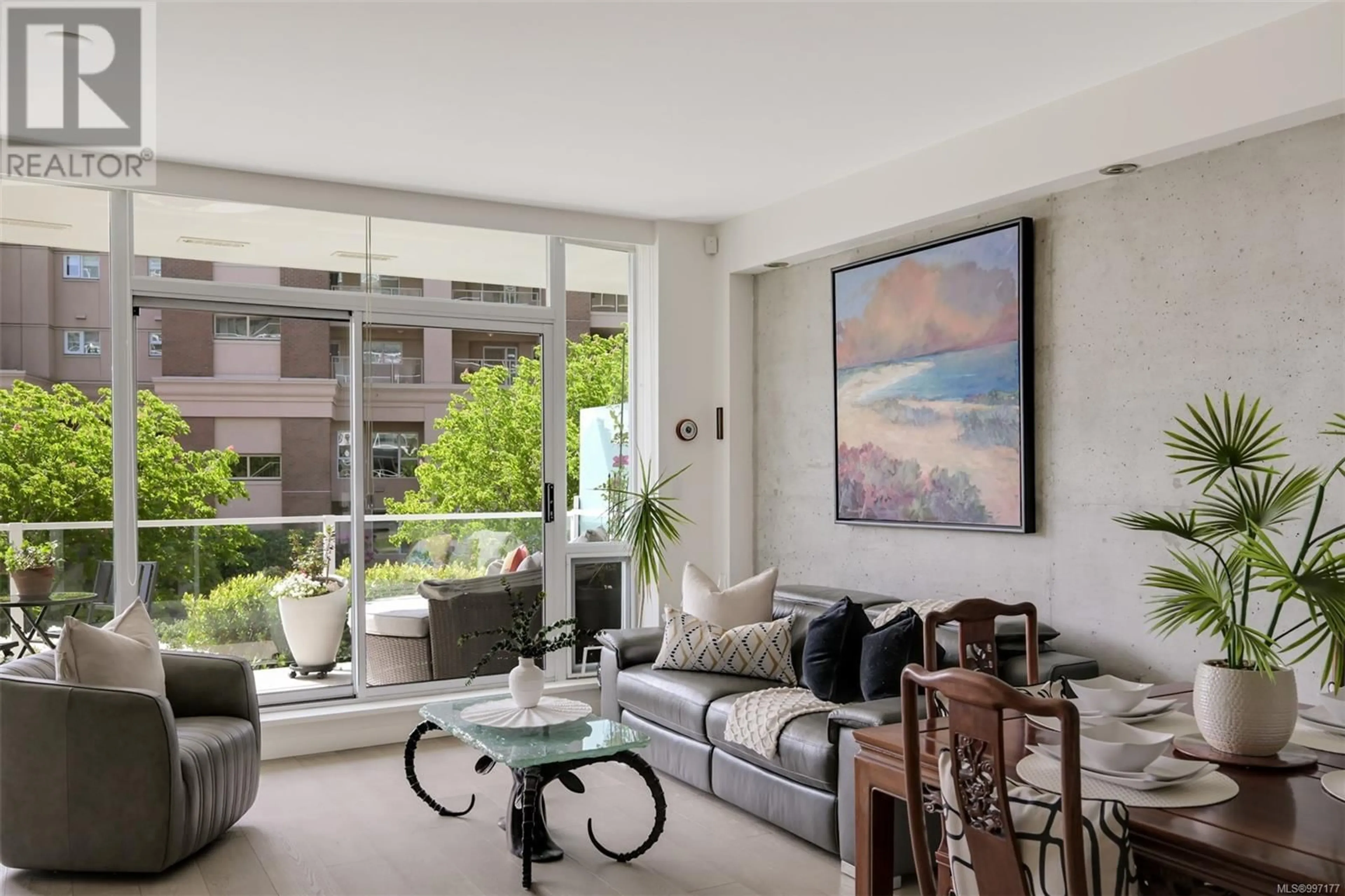 Living room with furniture, unknown for 105 - 68 SONGHEES ROAD, Victoria British Columbia V9A0A3