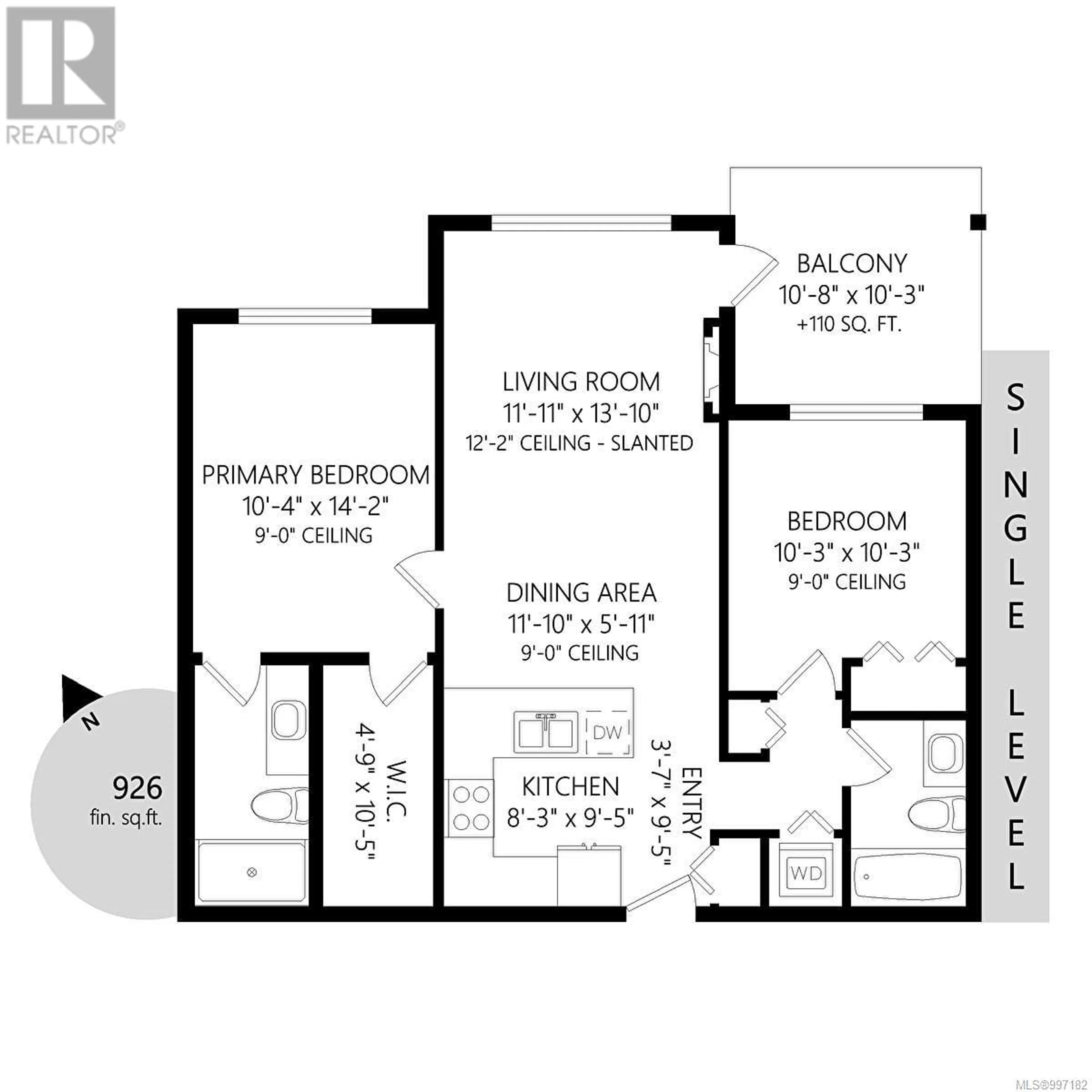 Floor plan for 415 - 1145 SIKORSKY ROAD, Langford British Columbia V9B0M8