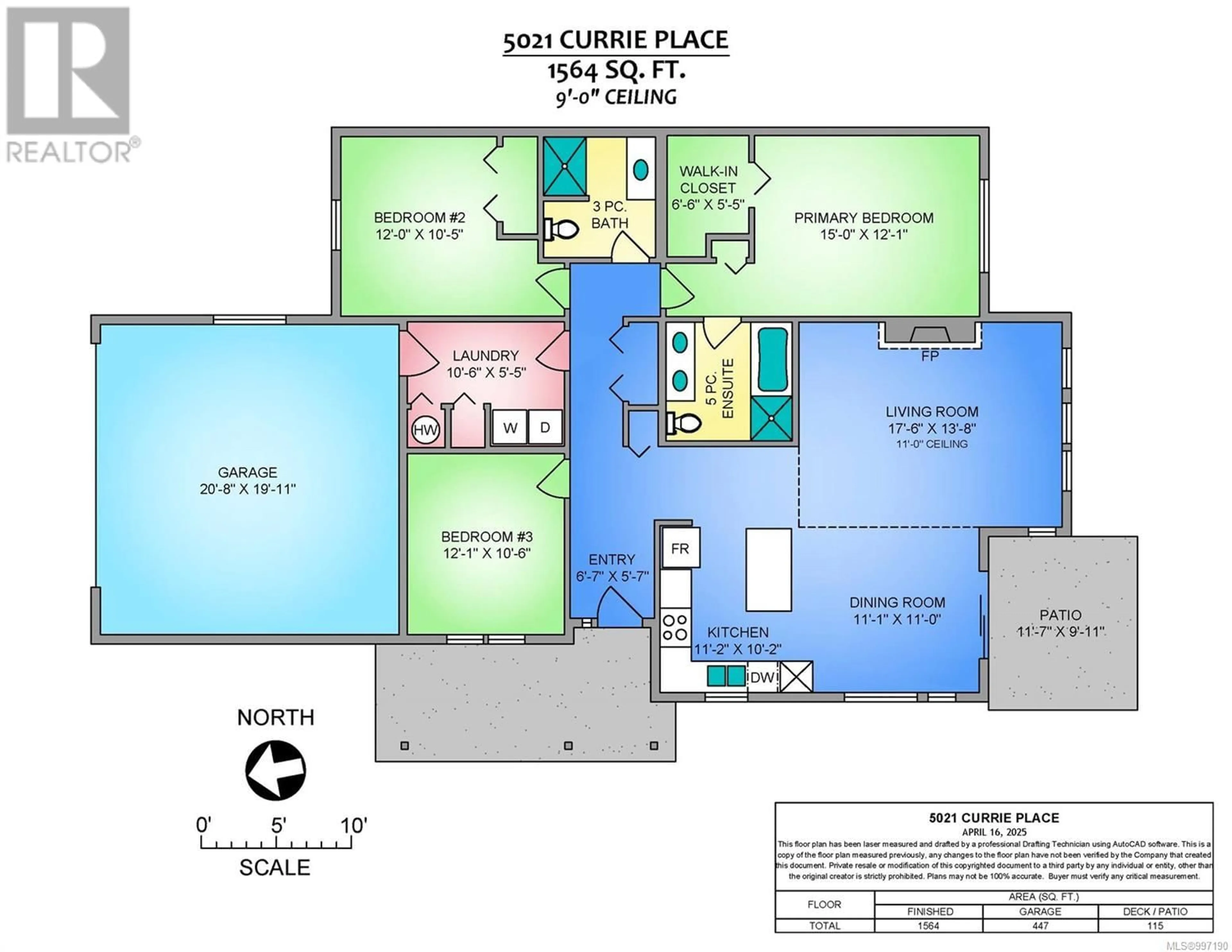 Floor plan for 5021 CURRIE PLACE, Nanaimo British Columbia V9V0B3