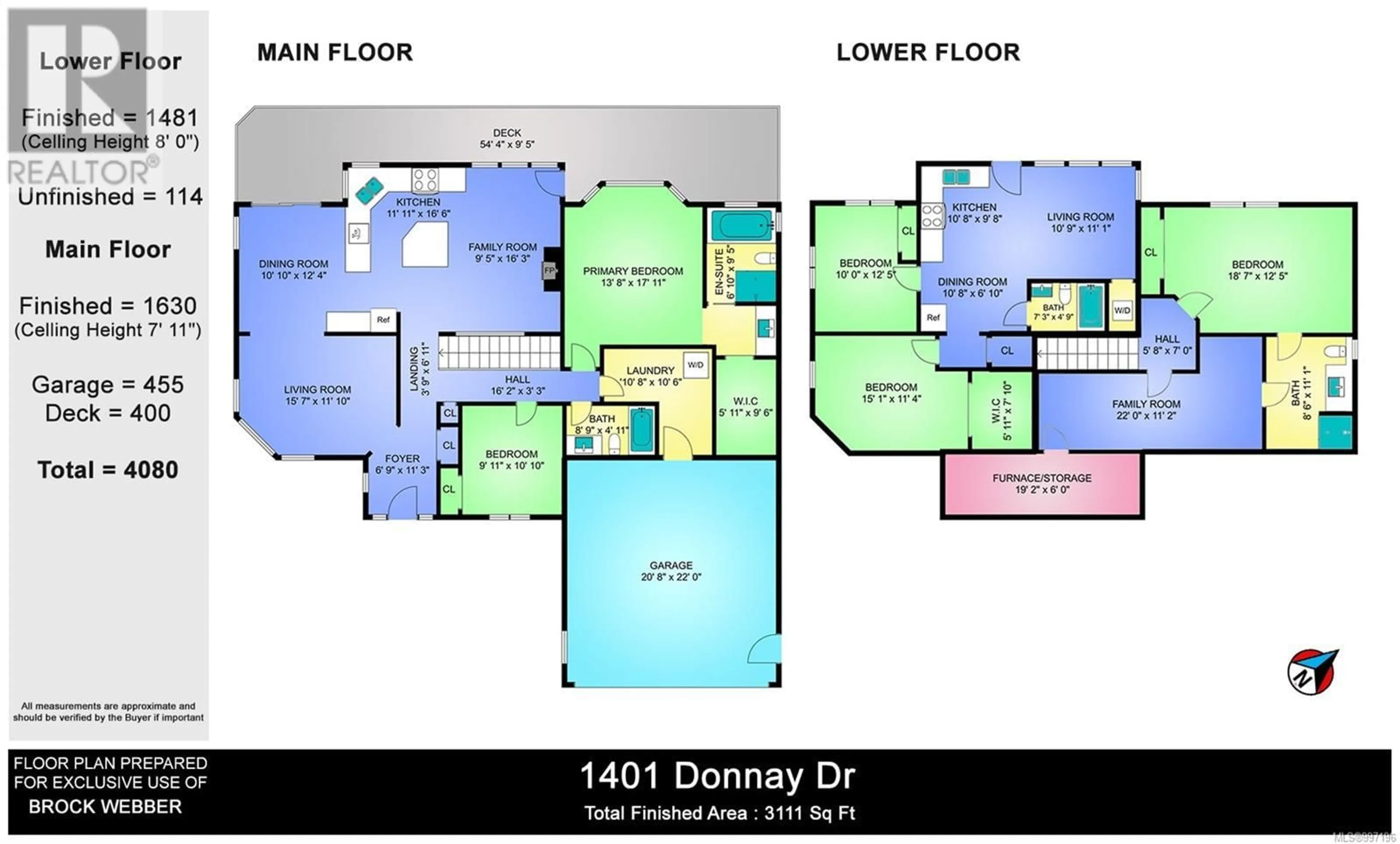 Floor plan for 1401 DONNAY DRIVE, Duncan British Columbia V9L5R4