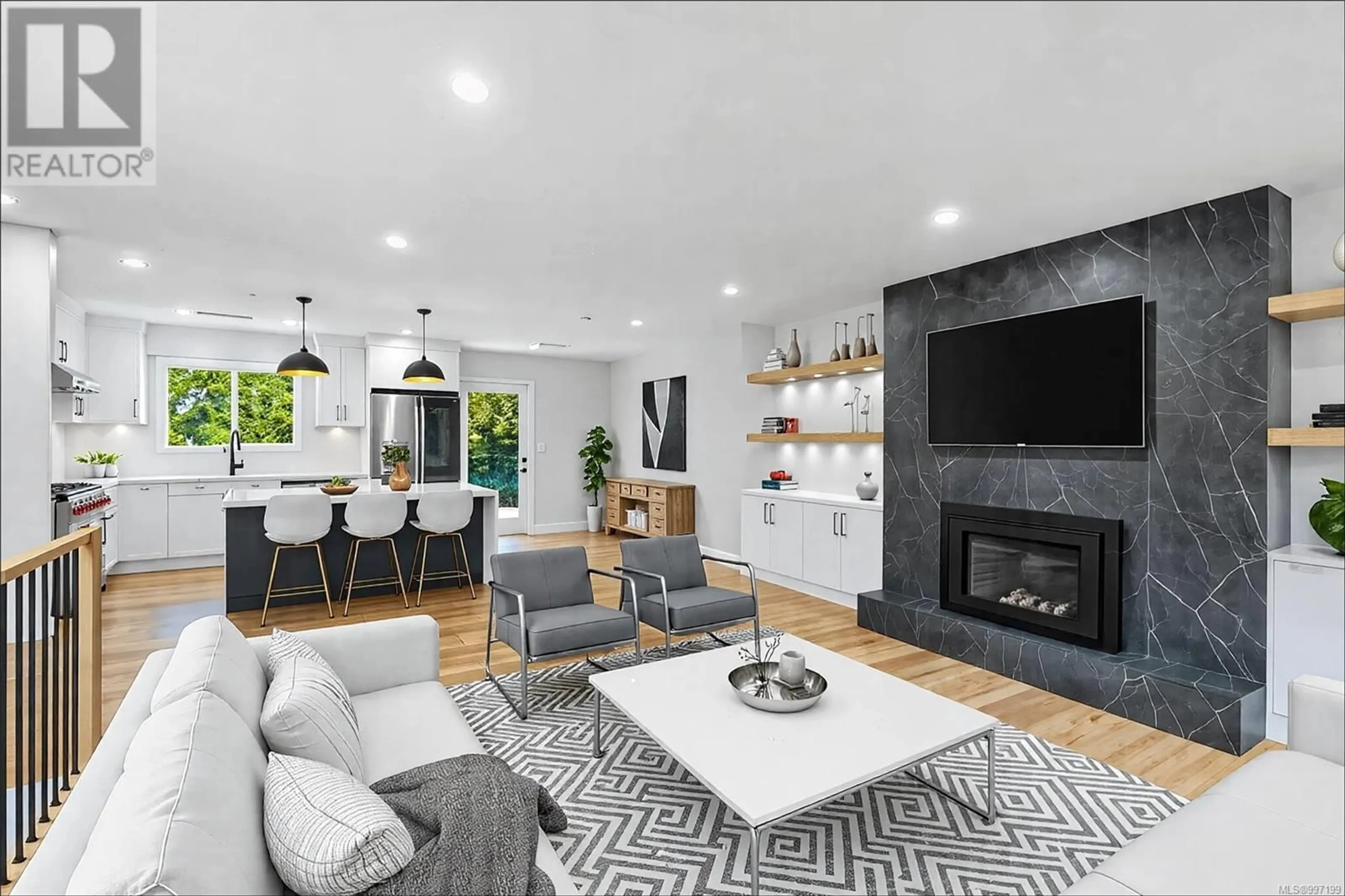 Living room with furniture, unknown for 1743 SAN JUAN AVENUE, Saanich British Columbia V8N4T7