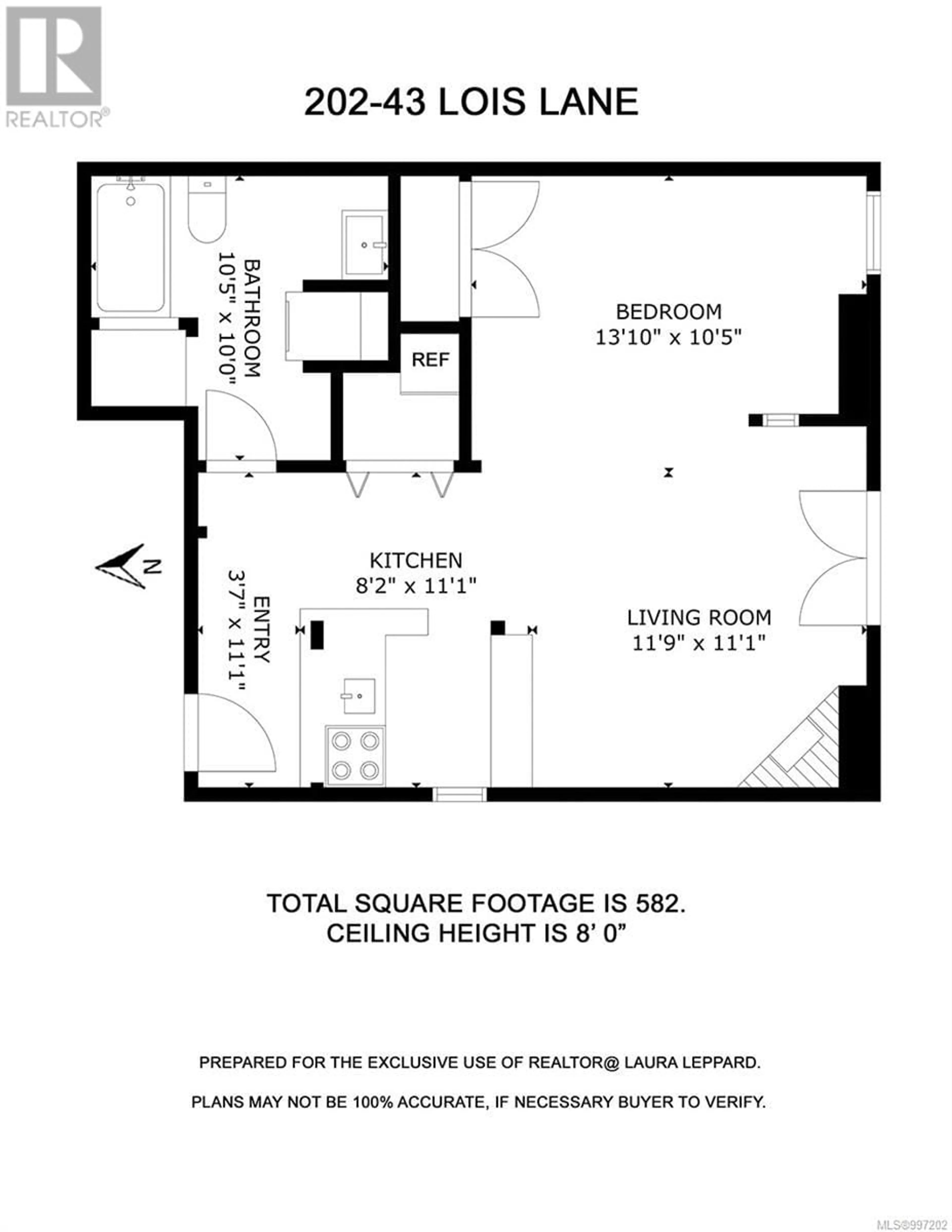 Floor plan for 202 - 43 LOIS LANE, Duncan British Columbia V9L5H4