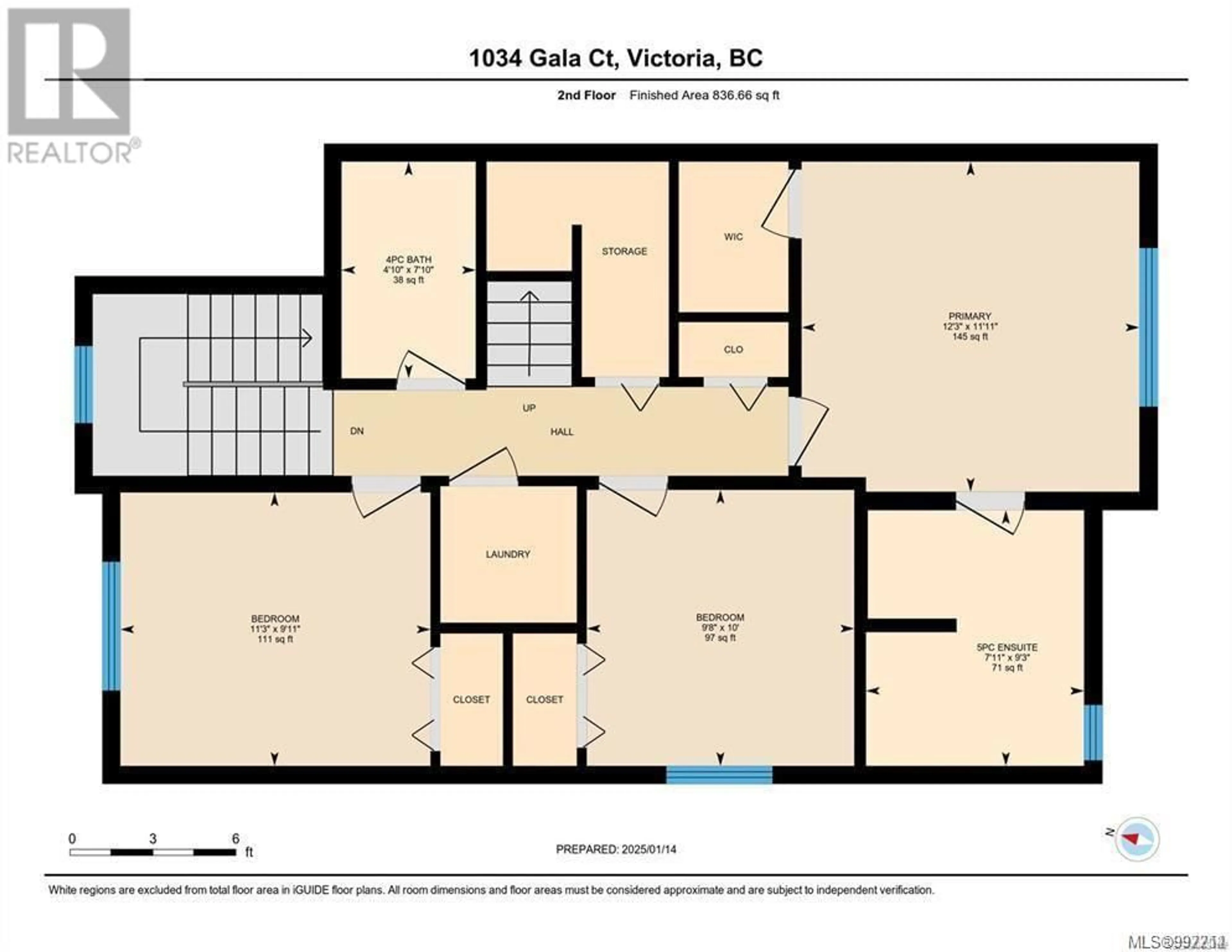 Floor plan for 1034 GALA COURT, Langford British Columbia V9C0J8