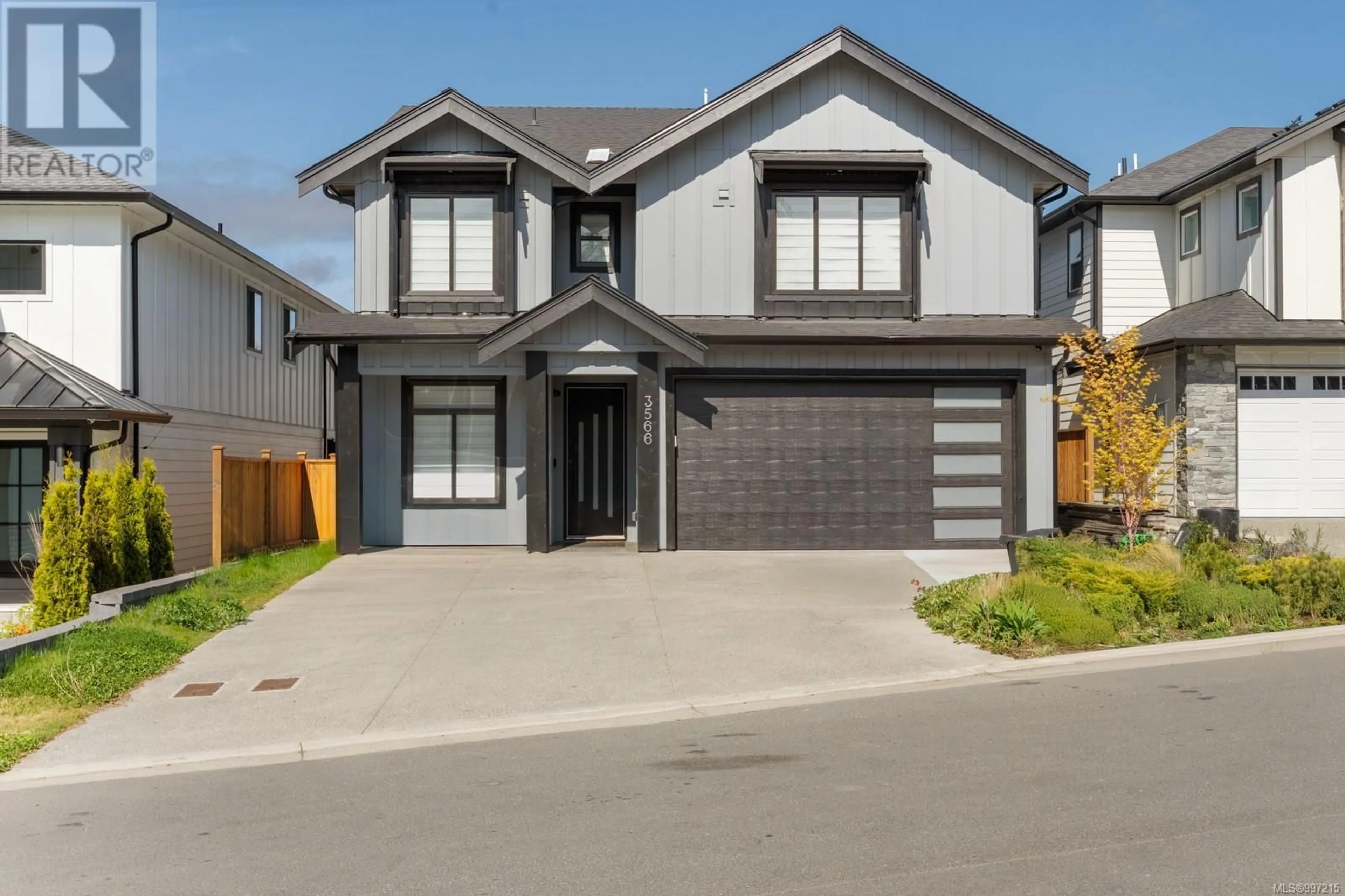 Home with vinyl exterior material, street for 3566 DELBLUSH LANE, Langford British Columbia V9C0K5