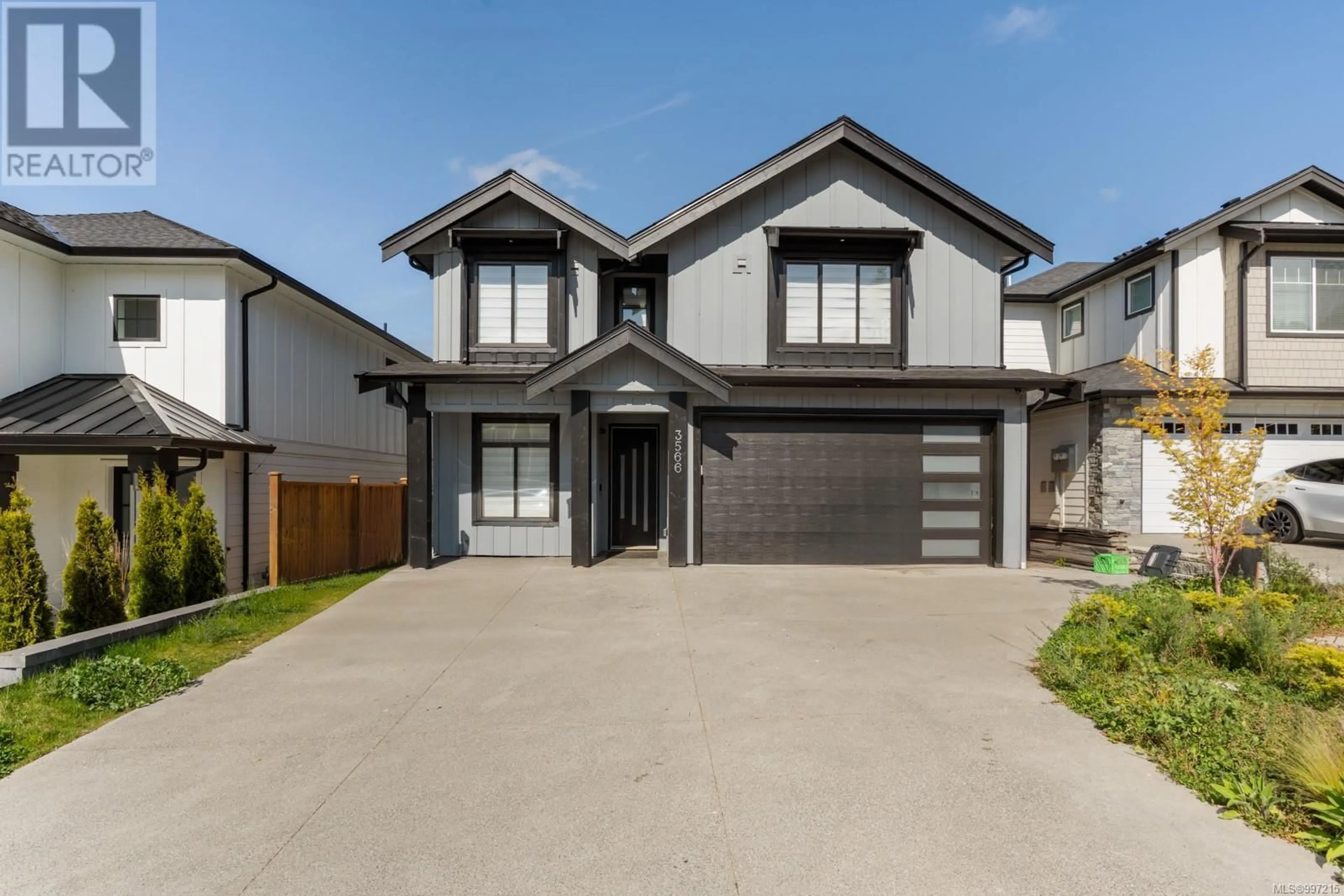 Home with vinyl exterior material, street for 3566 DELBLUSH LANE, Langford British Columbia V9C0K5