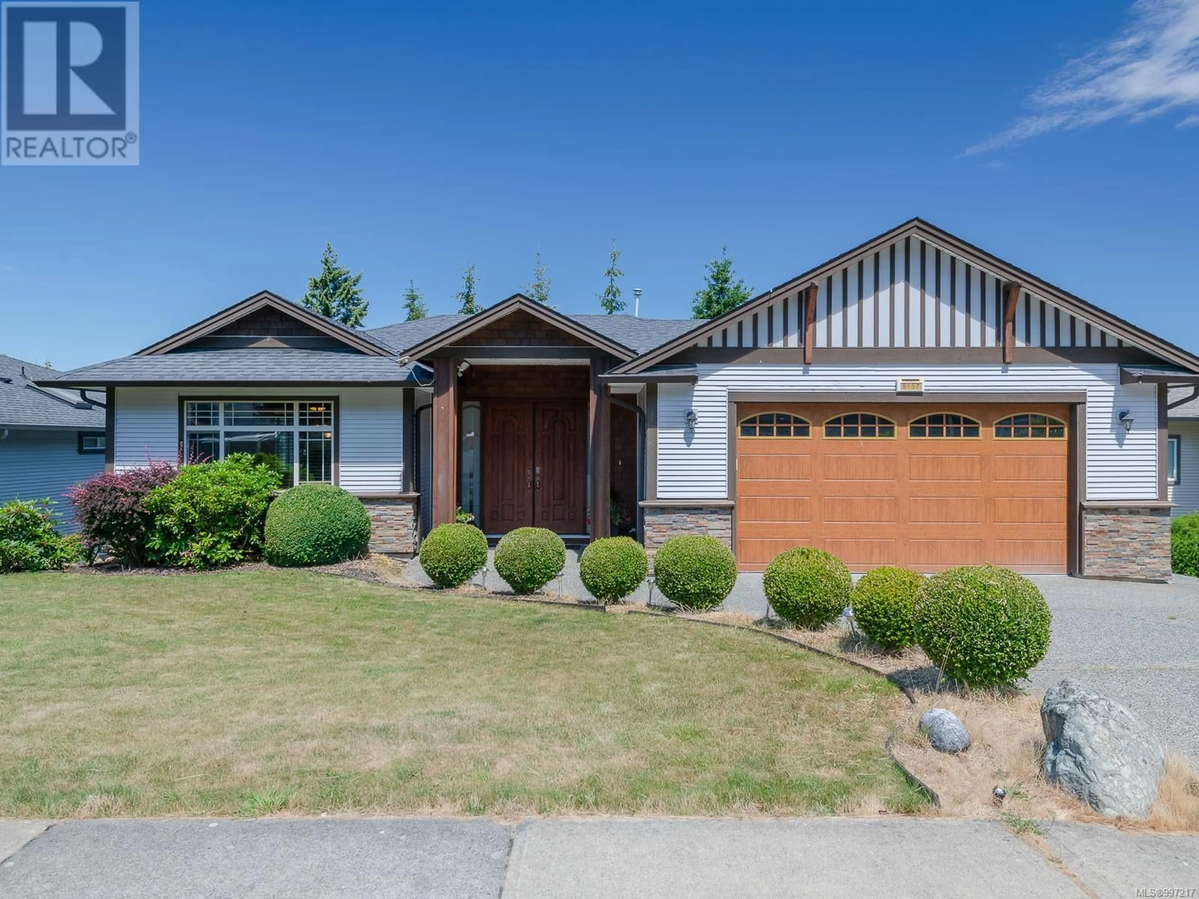Home with vinyl exterior material, street for 5157 DUNN PLACE, Nanaimo British Columbia V9T6S9