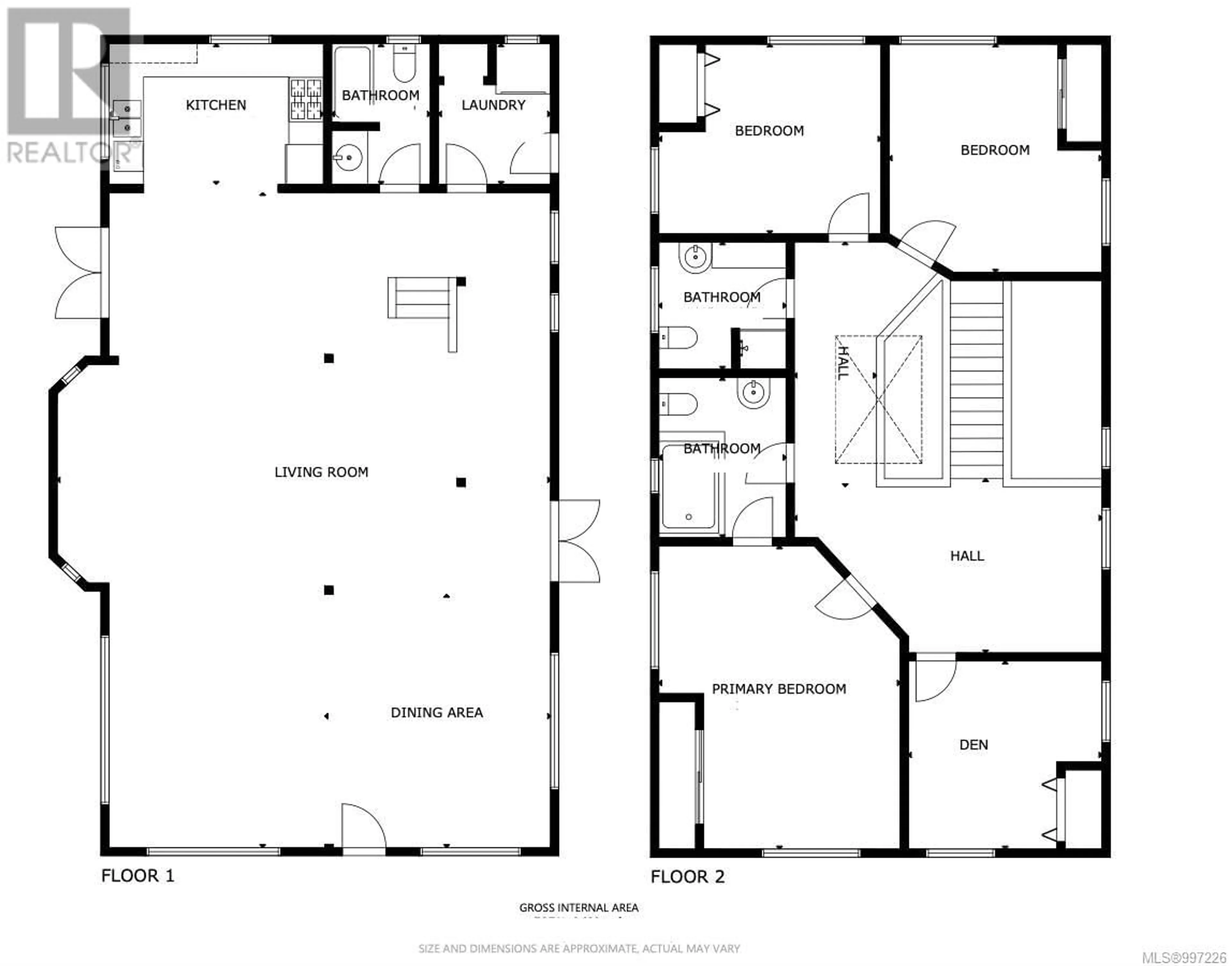 Floor plan for 1470 TOWN-HO END, Gabriola Island British Columbia V0R1X5