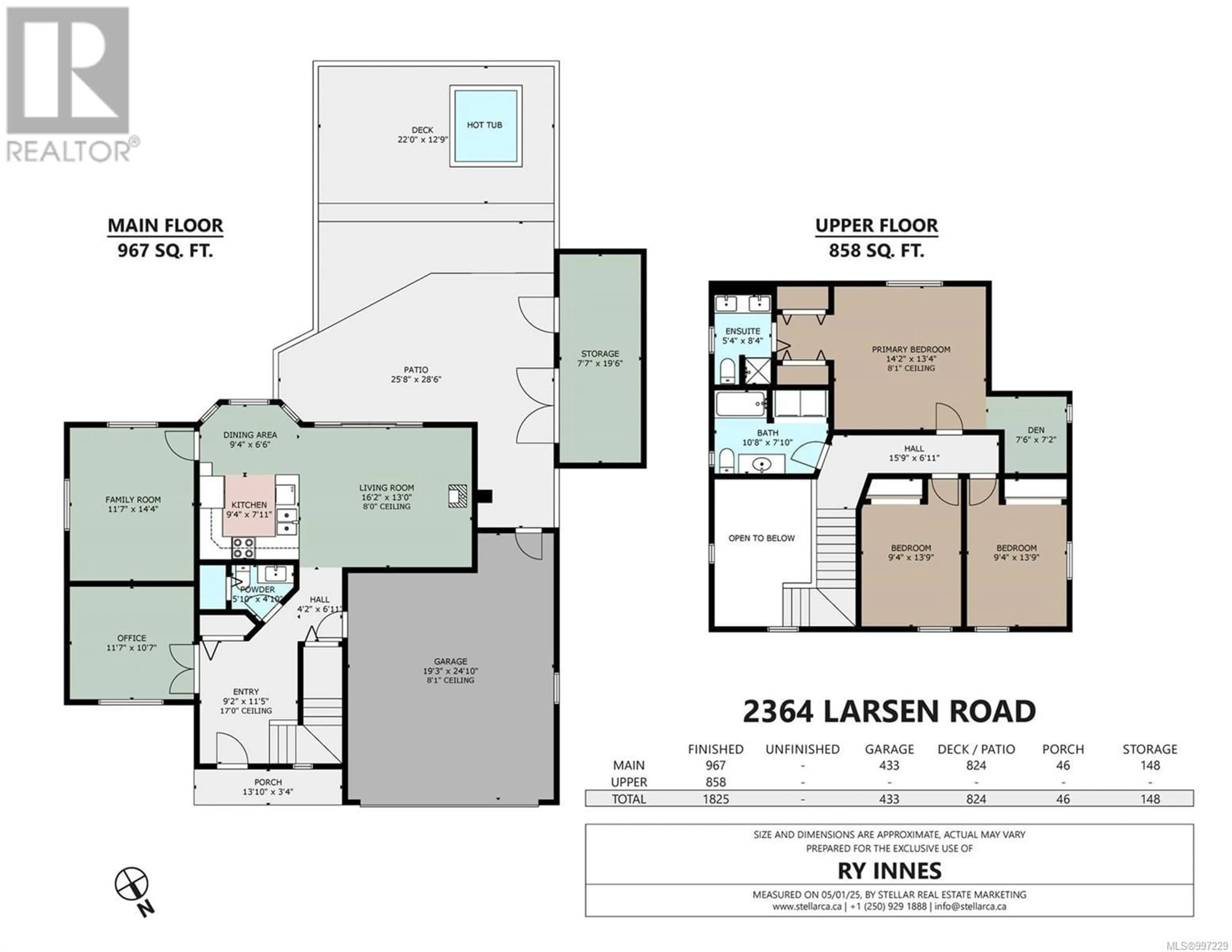 Floor plan for 2364 LARSEN ROAD, Shawnigan Lake British Columbia V0R2W0