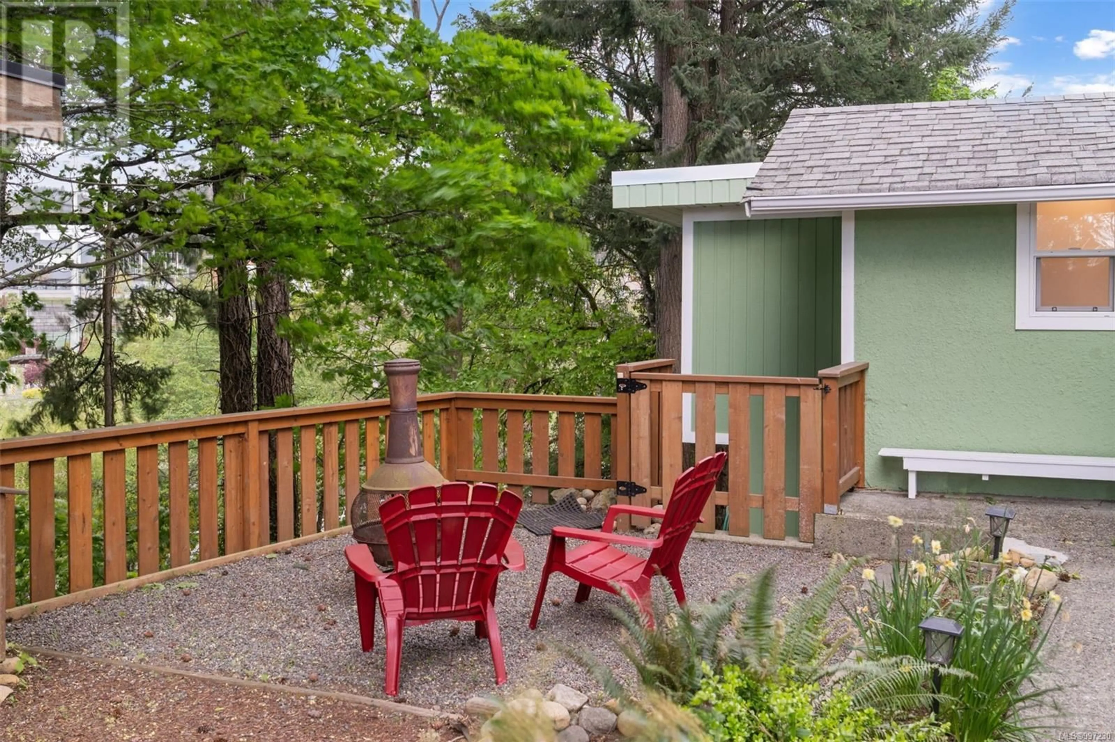 Patio, forest/trees view for 1055 TRILLIUM ROAD, Langford British Columbia V9B4G3
