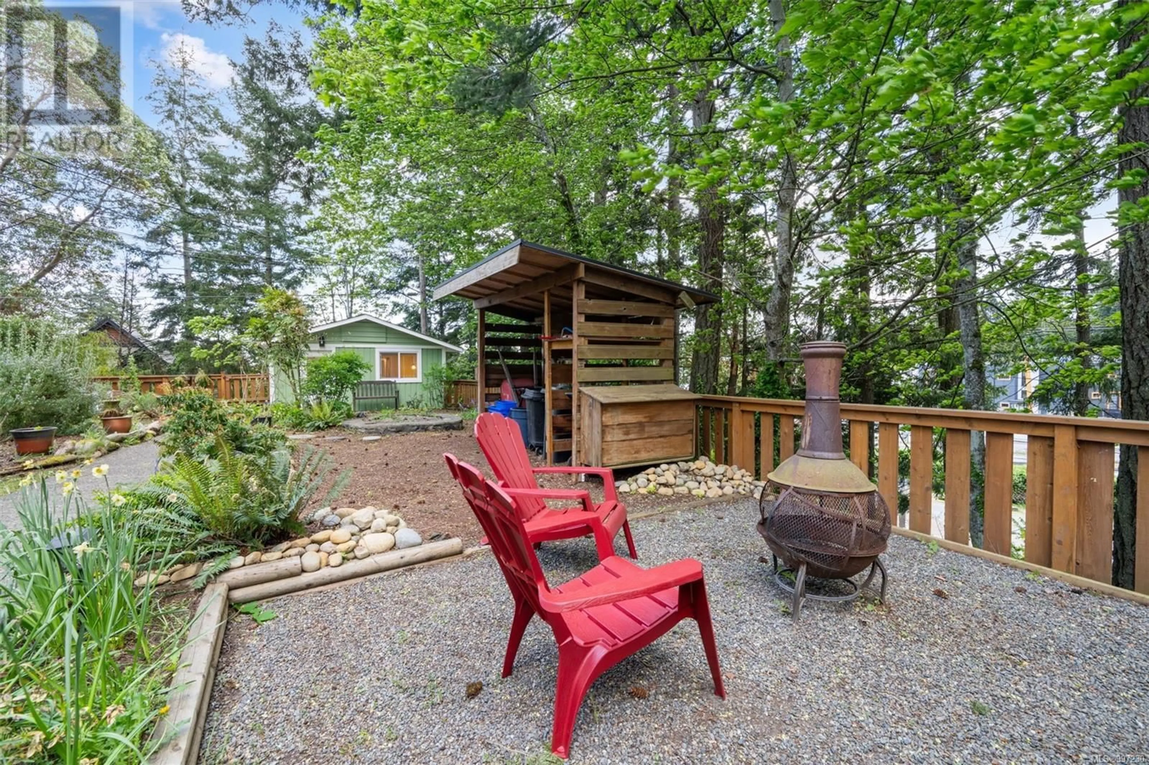 Patio, forest/trees view for 1055 TRILLIUM ROAD, Langford British Columbia V9B4G3