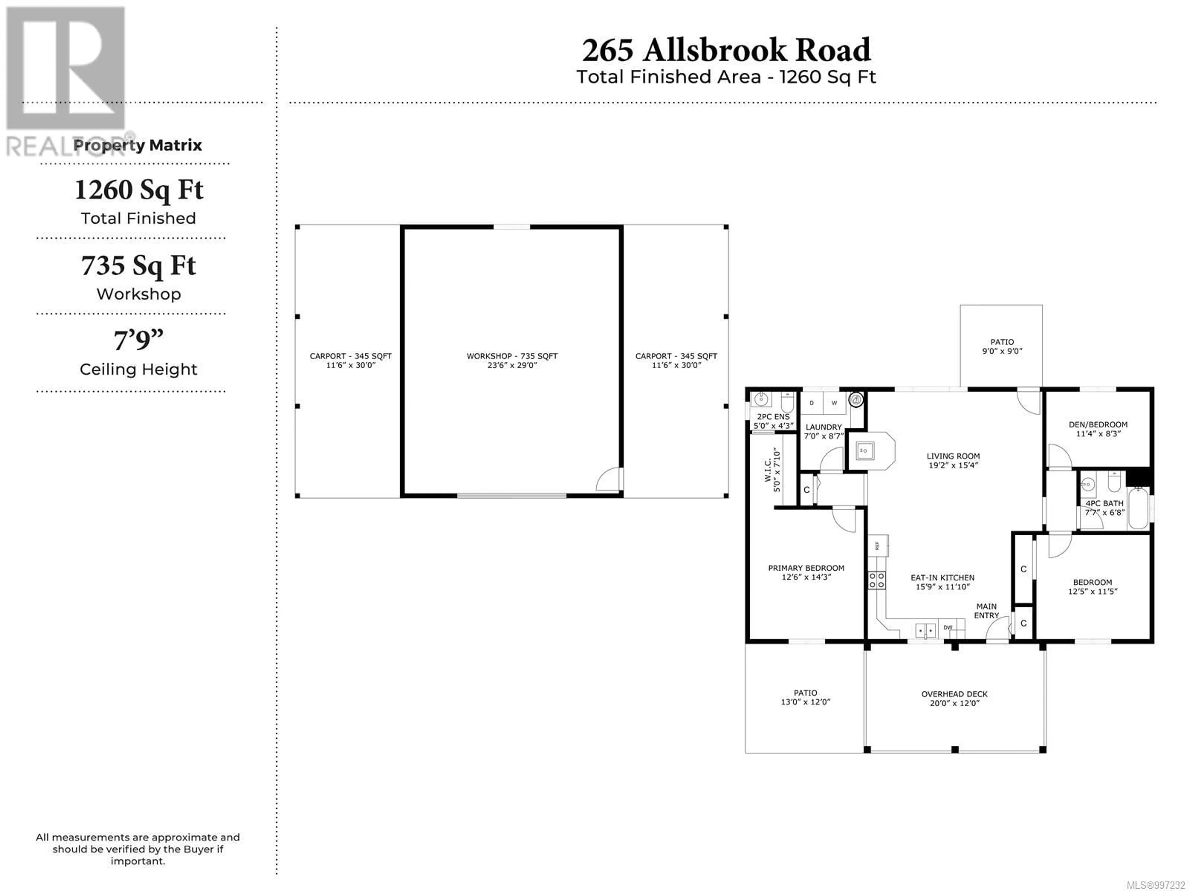 Floor plan for 265 ALLSBROOK ROAD, Parksville British Columbia V9P2A8