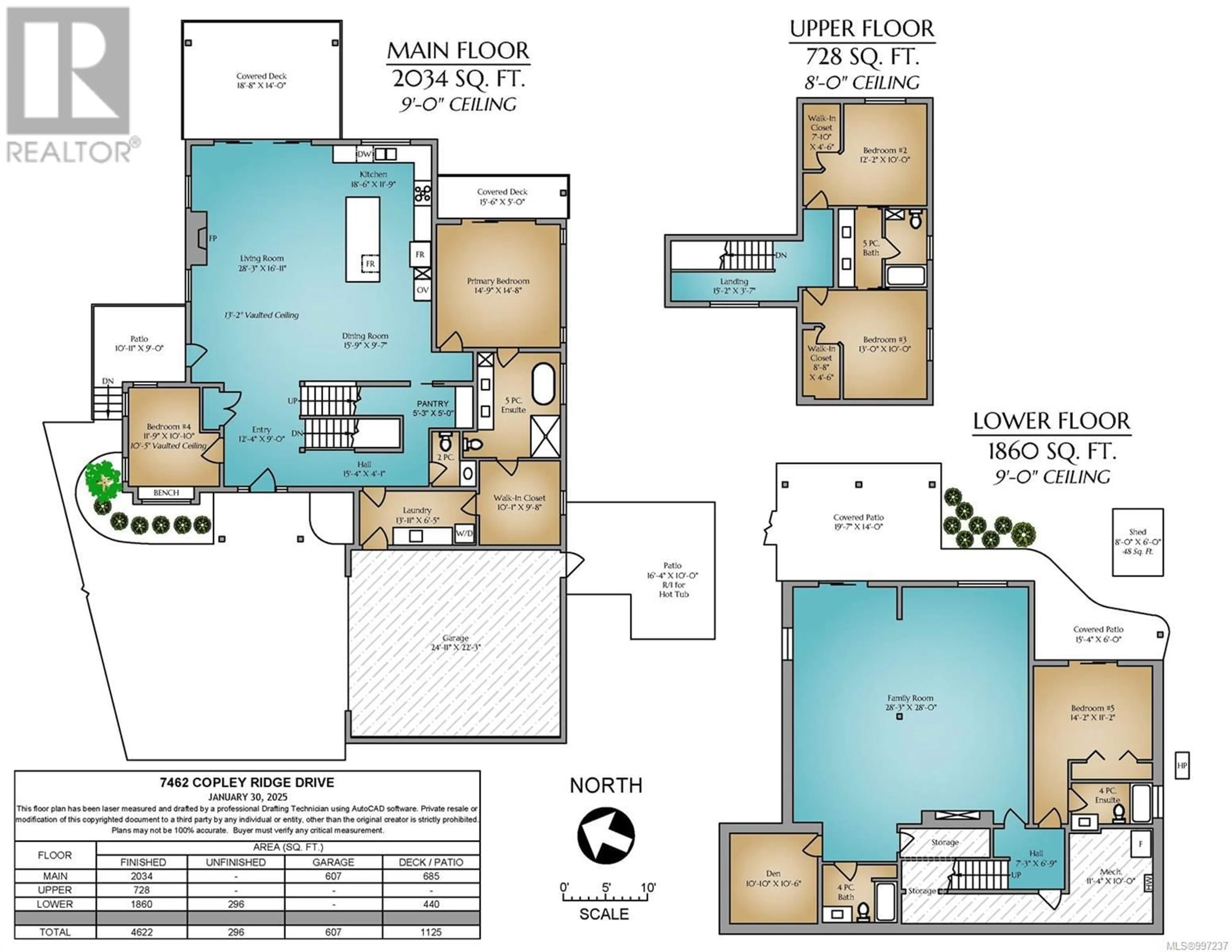 Floor plan for 7462 COPLEY RIDGE DRIVE, Lantzville British Columbia V0R2H0
