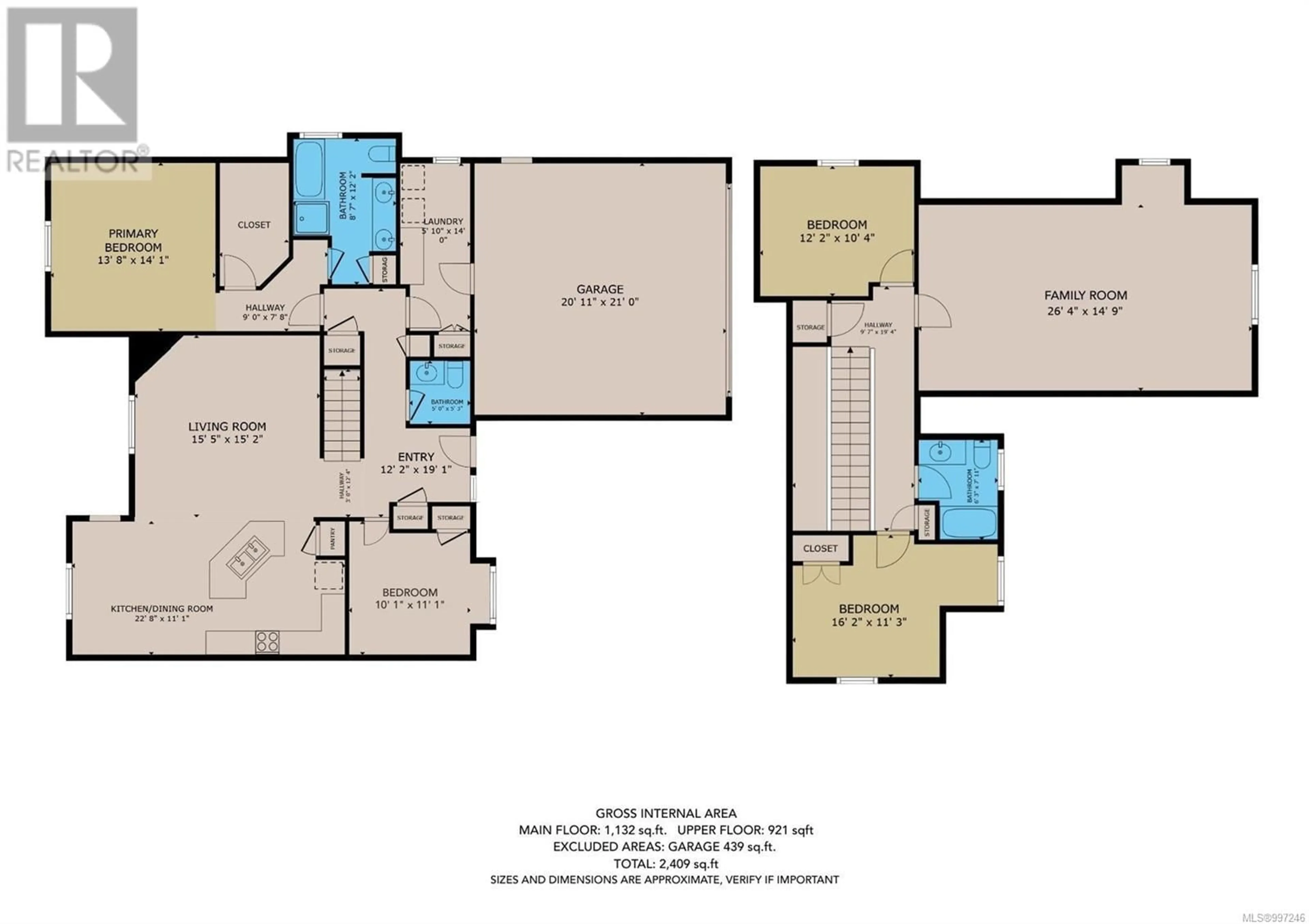 Floor plan for 1369 BONNER CRESCENT, Cobble Hill British Columbia V0R1L2
