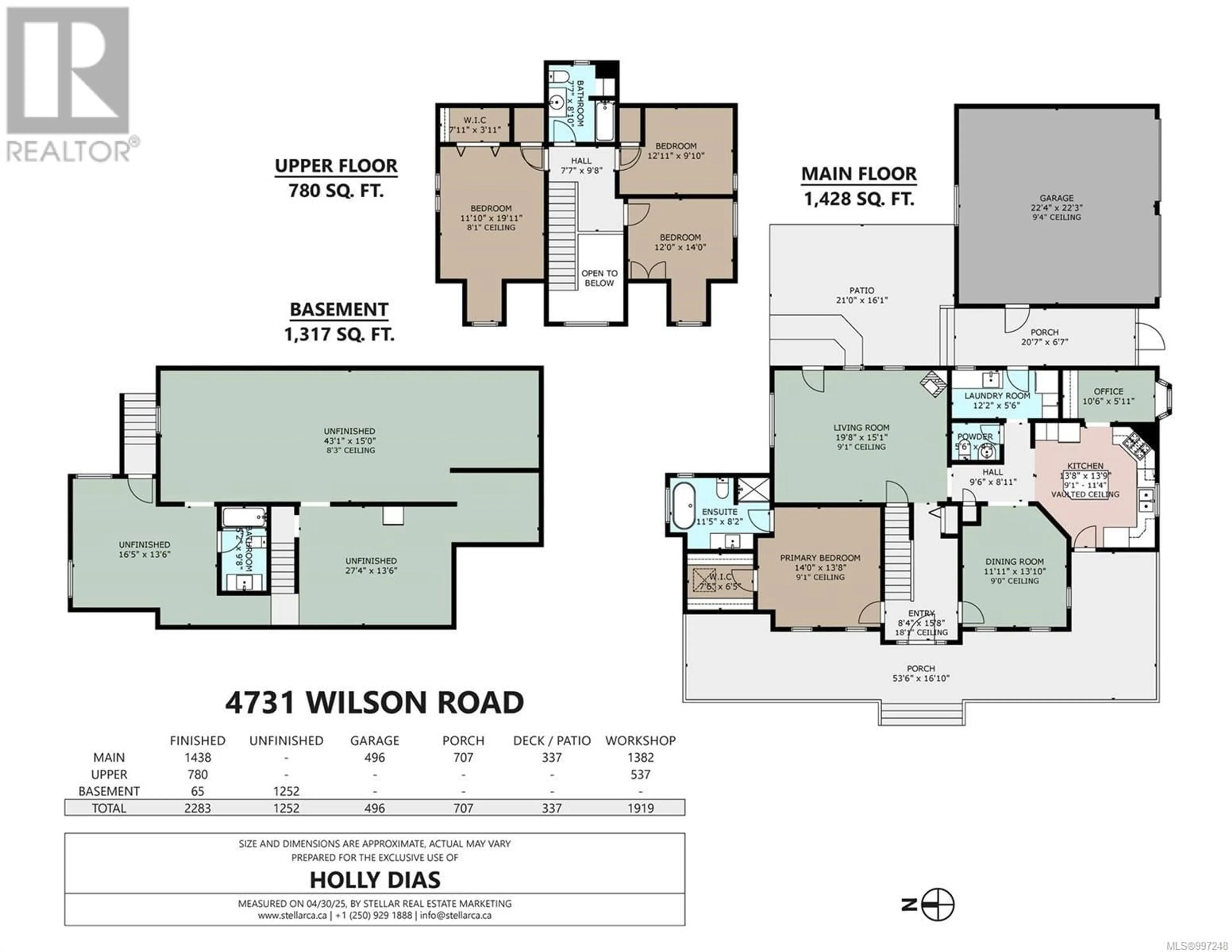Floor plan for 4731 WILSON ROAD, Duncan British Columbia V9L6L6
