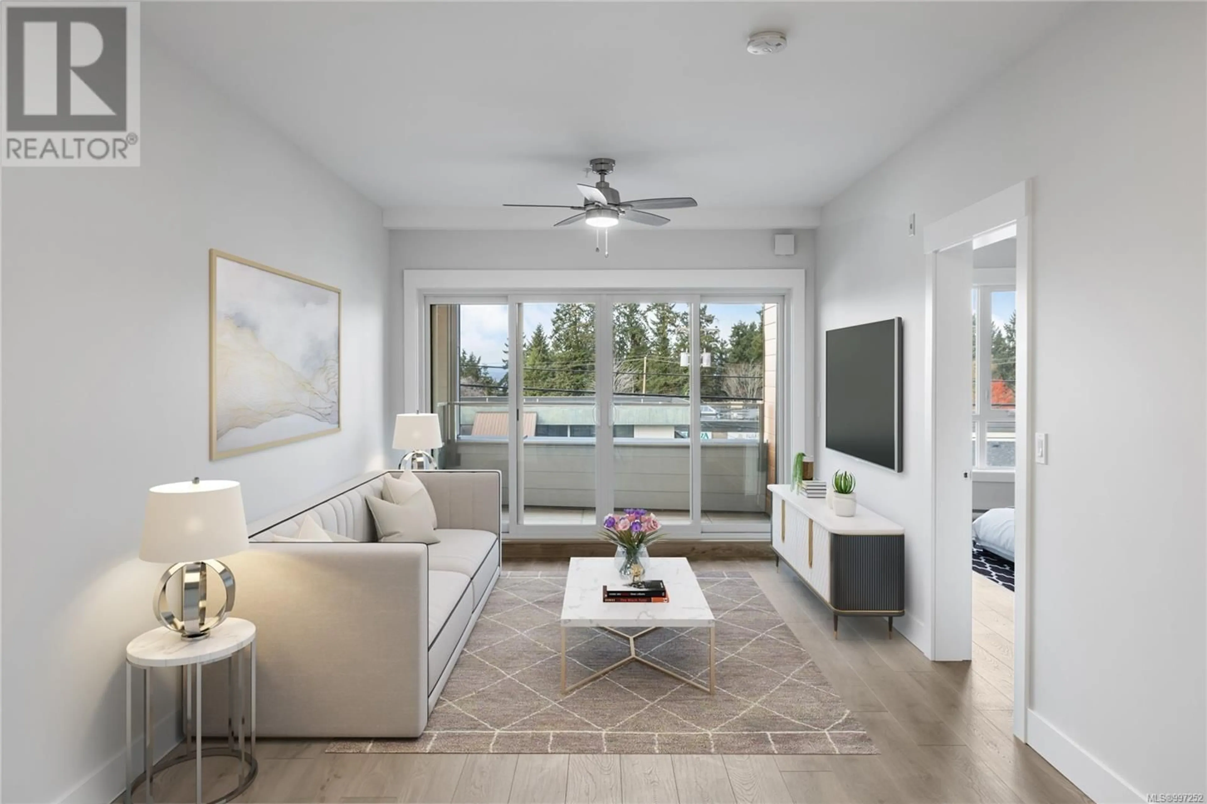 Living room with furniture, unknown for 204 - 113 HIRST AVENUE EAST, Parksville British Columbia V9P1K3