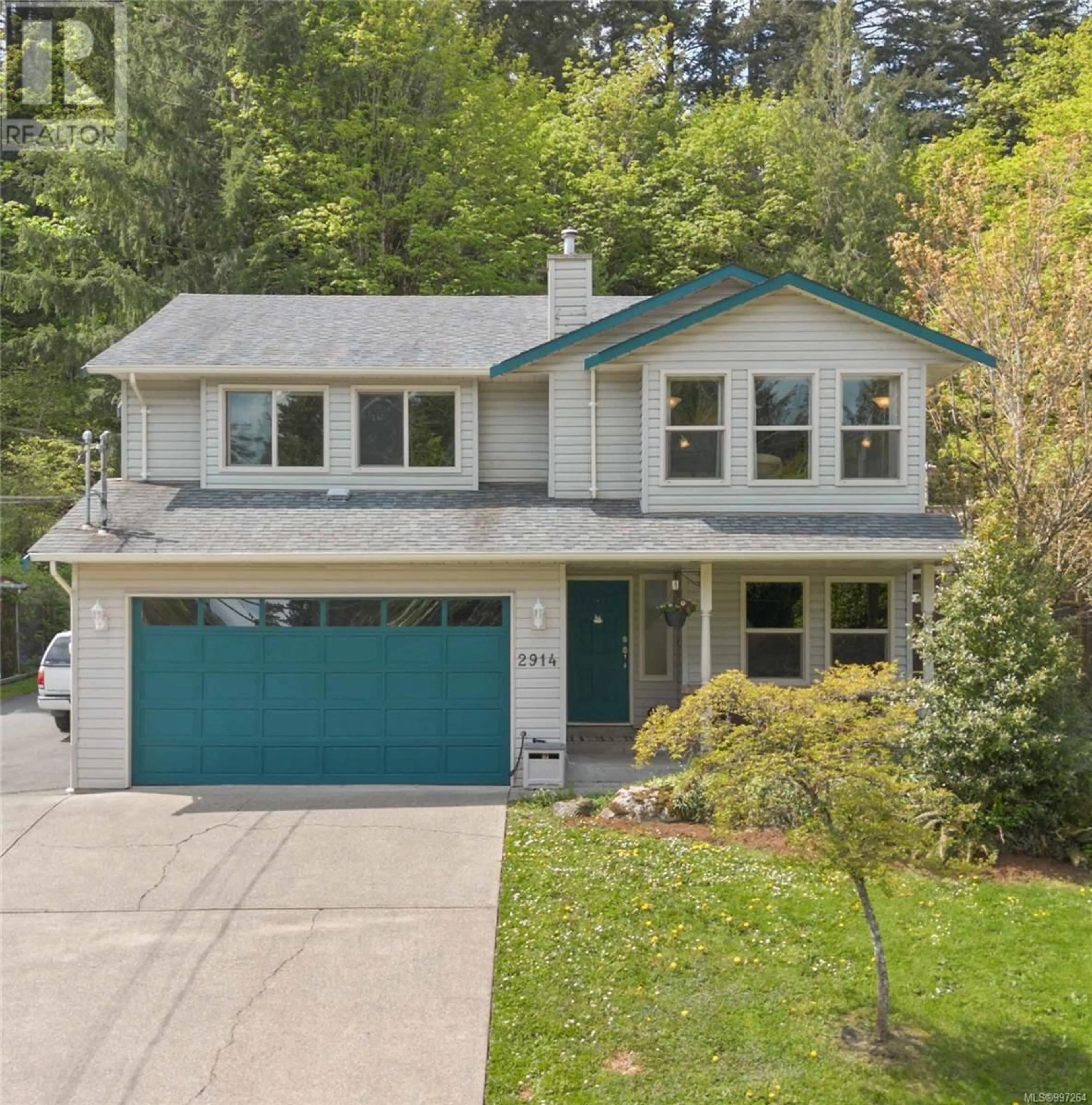 Home with vinyl exterior material, street for 2914 PALSSON PLACE, Langford British Columbia V9B5X8