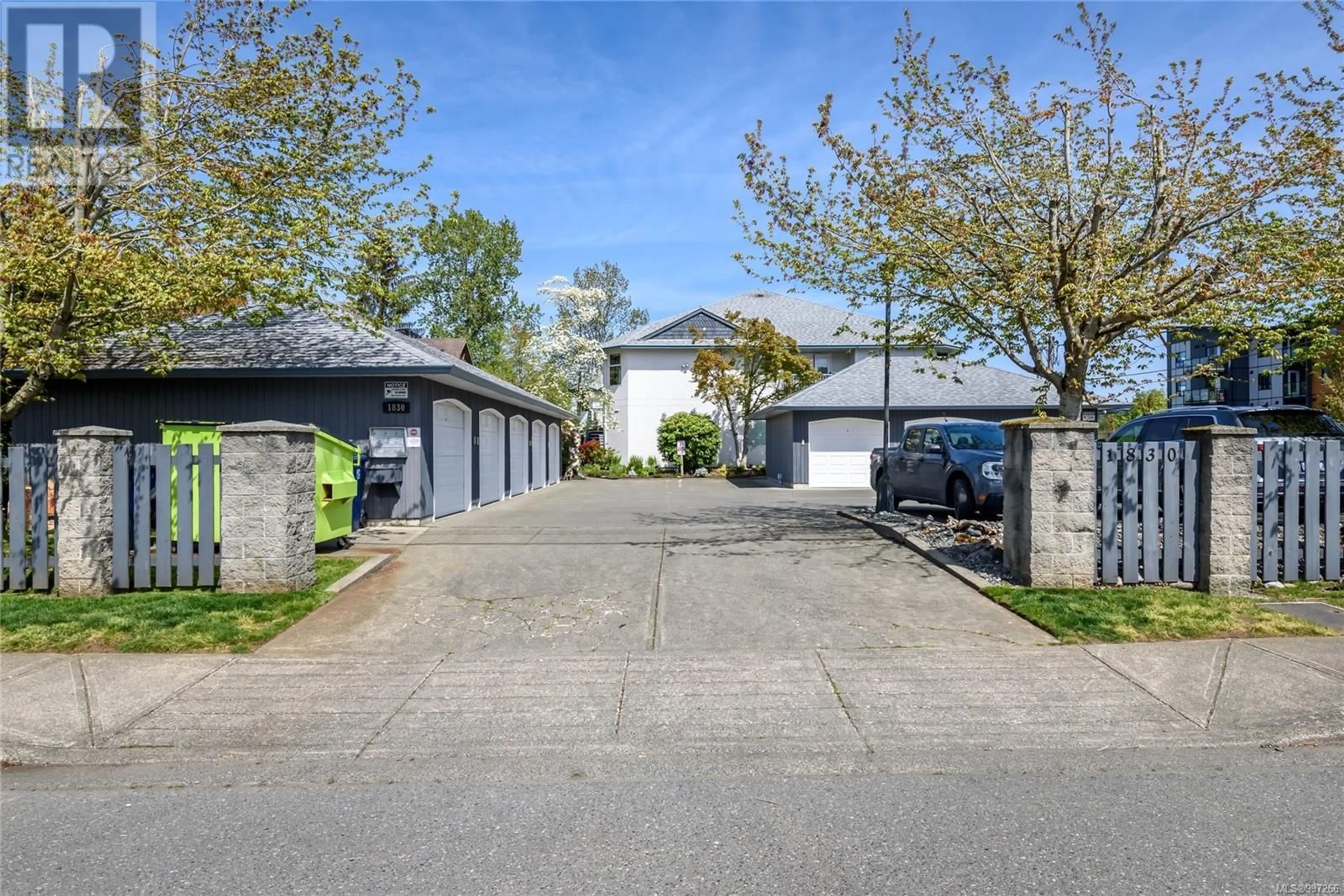 A pic from outside/outdoor area/front of a property/back of a property/a pic from drone, street for 202 - 1830 RIVERSIDE LANE, Courtenay British Columbia V9N8C7
