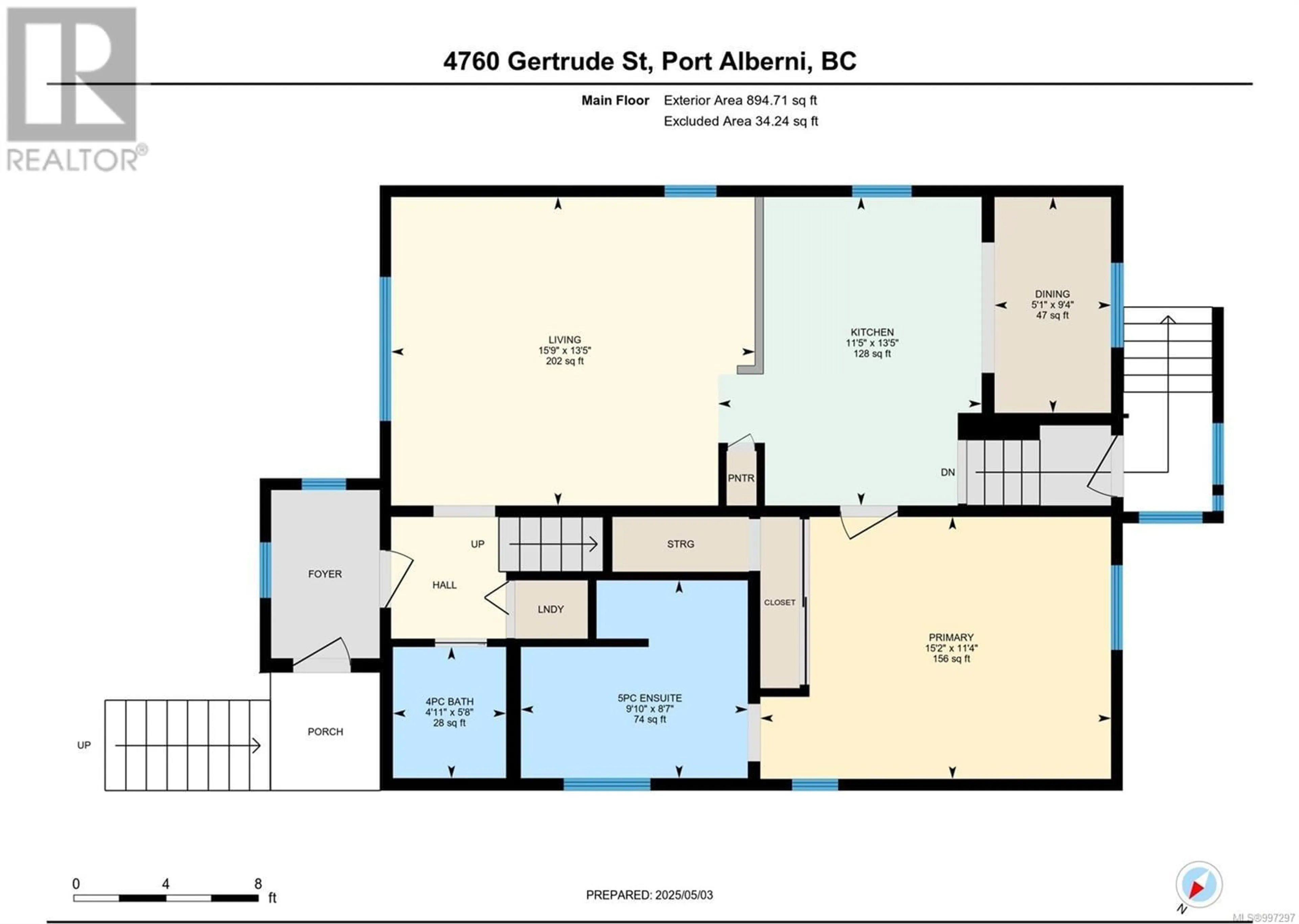Floor plan for 4760 GERTRUDE STREET, Port Alberni British Columbia V9Y6K5