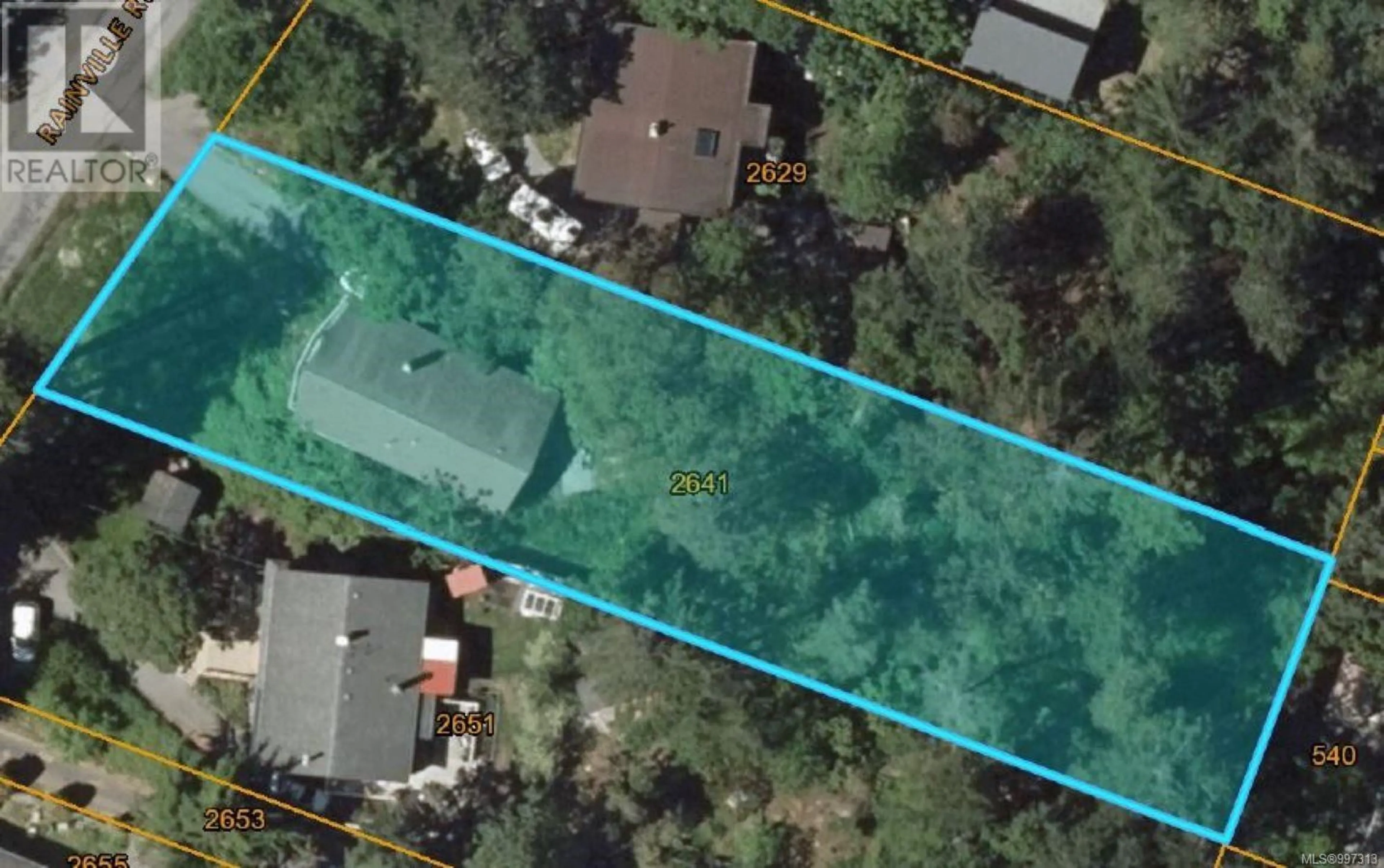 A pic from outside/outdoor area/front of a property/back of a property/a pic from drone, street for 2641 RAINVILLE ROAD, Langford British Columbia V9B3N2