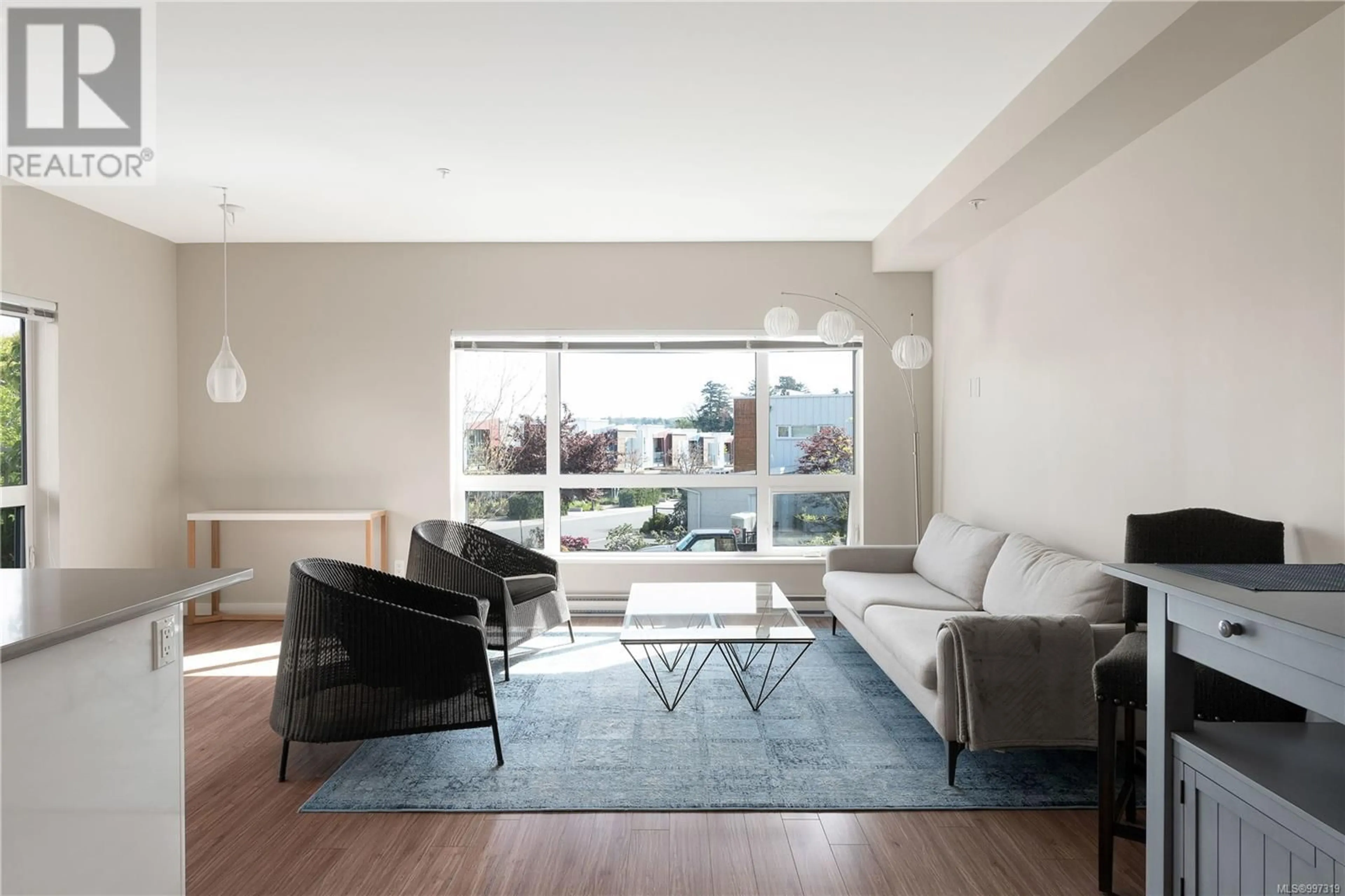 Living room with furniture, unknown for 110 - 785 TYEE ROAD, Victoria British Columbia V9A7R5