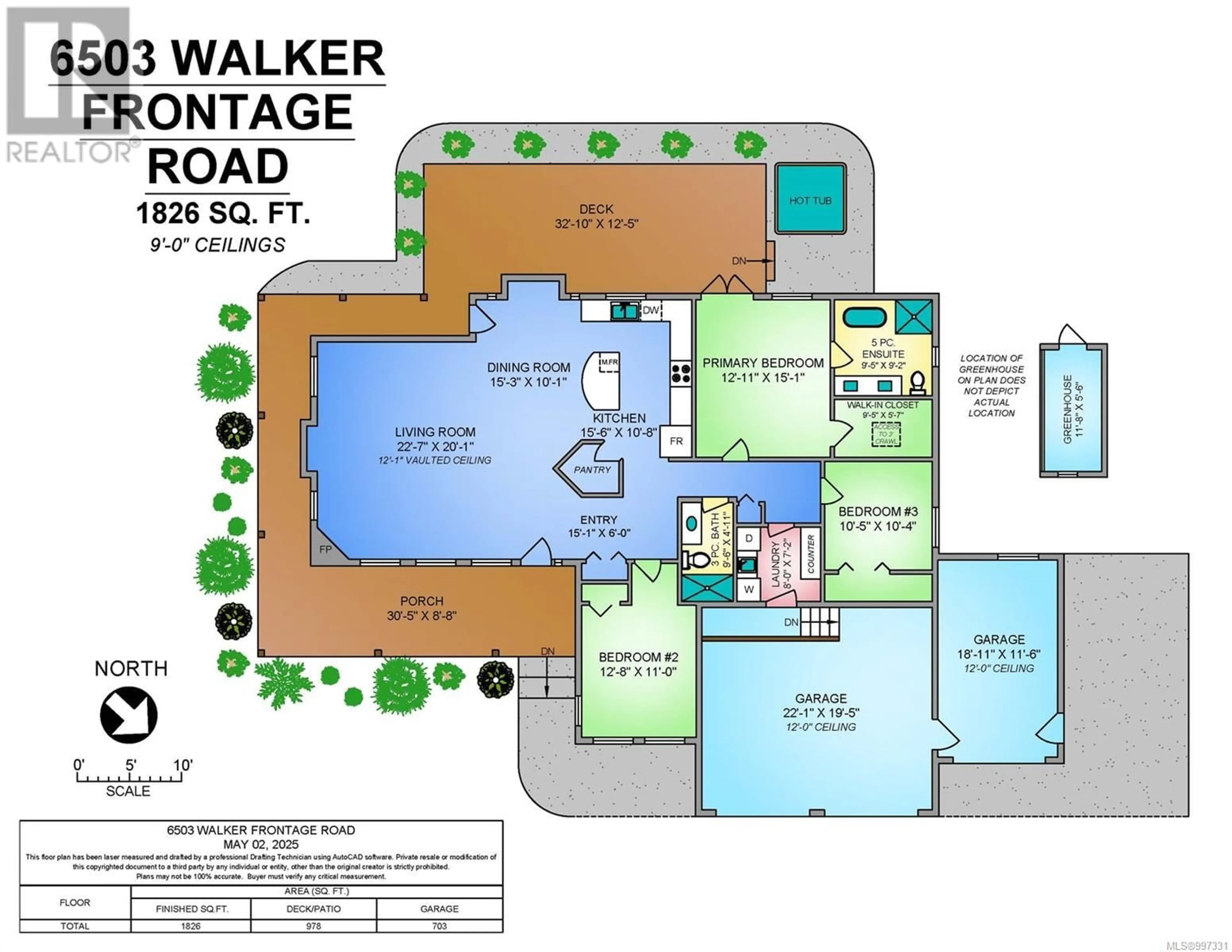 Floor plan for 6503 WALKER FRONTAGE ROAD, Fanny Bay British Columbia V0R1W0