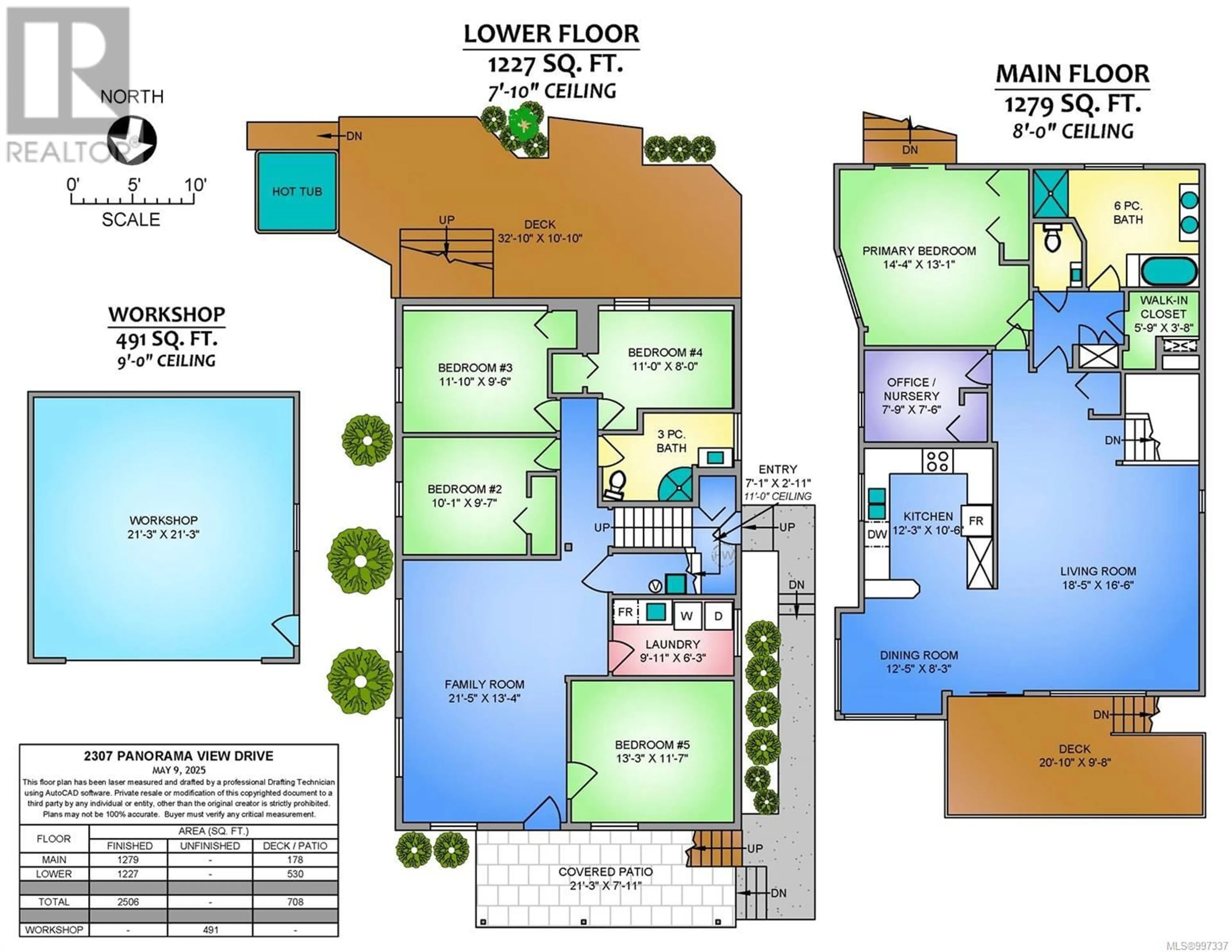Floor plan for 2307 PANORAMA VIEW DRIVE, Nanaimo British Columbia V9R6T1