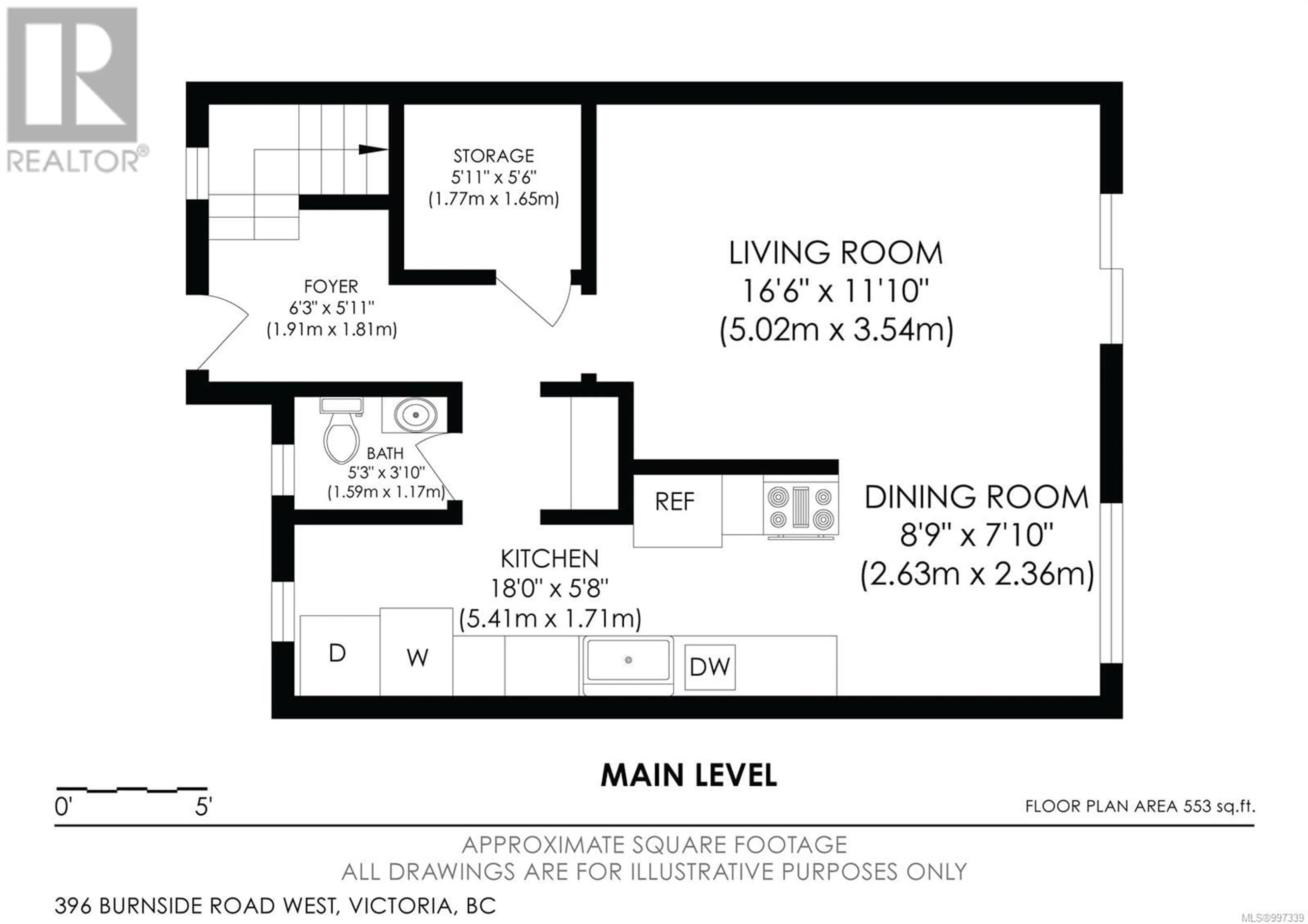 Floor plan for 396 BURNSIDE ROAD WEST, Saanich British Columbia V8Z1M1