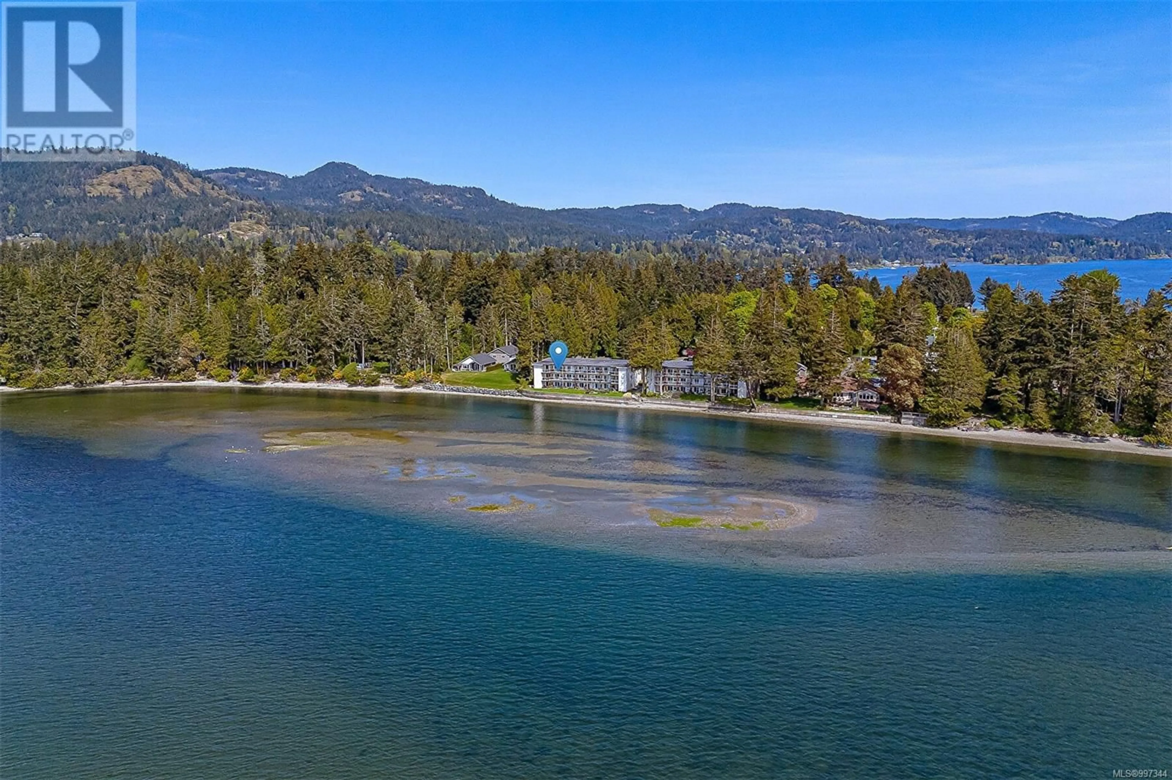 A pic from outside/outdoor area/front of a property/back of a property/a pic from drone, water/lake/river/ocean view for 9 - 1986 GLENIDLE ROAD, Sooke British Columbia V9Z0B1
