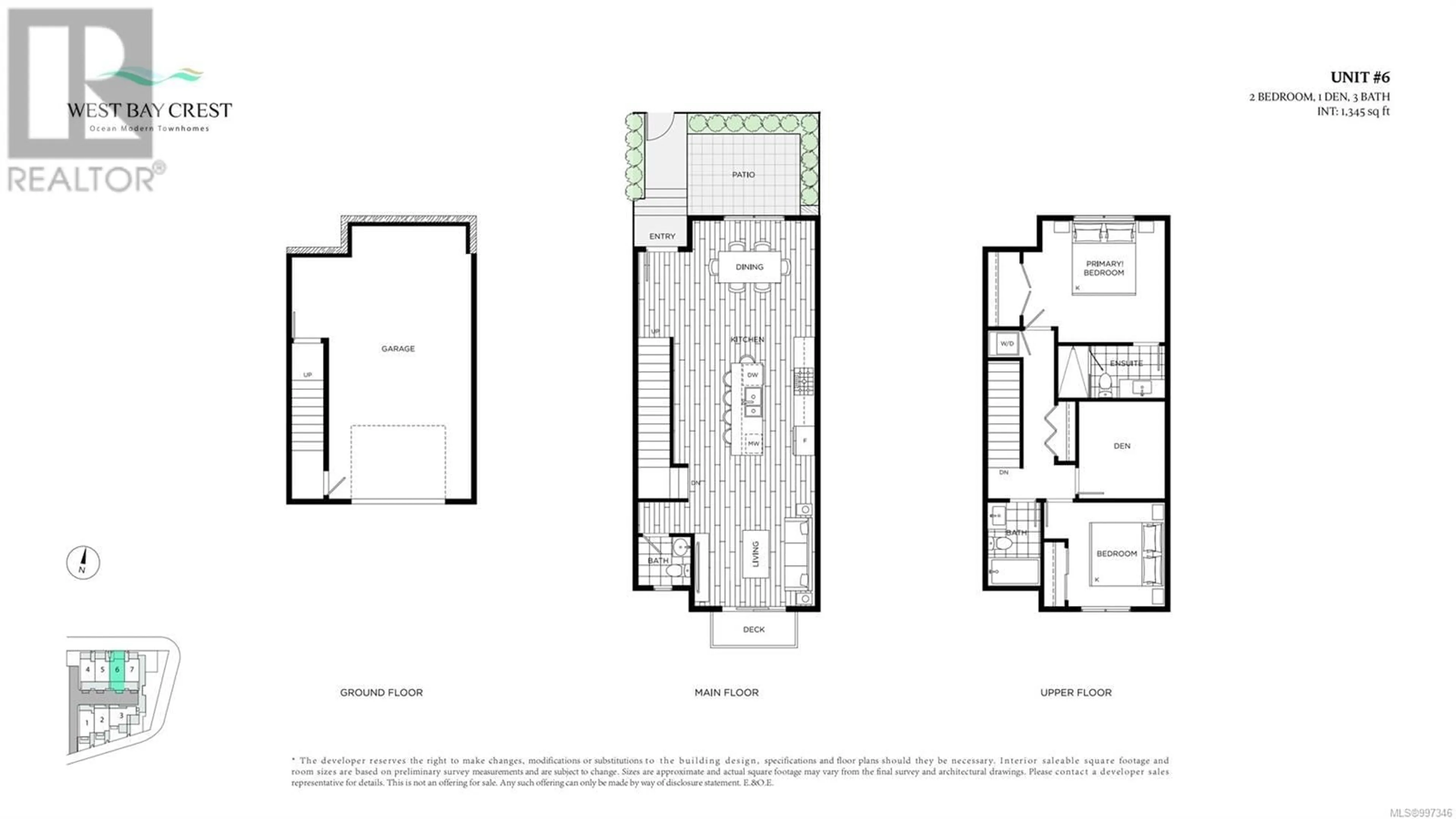 Floor plan for 6 - 820 DUNSMUIR ROAD, Esquimalt British Columbia V9A5B7