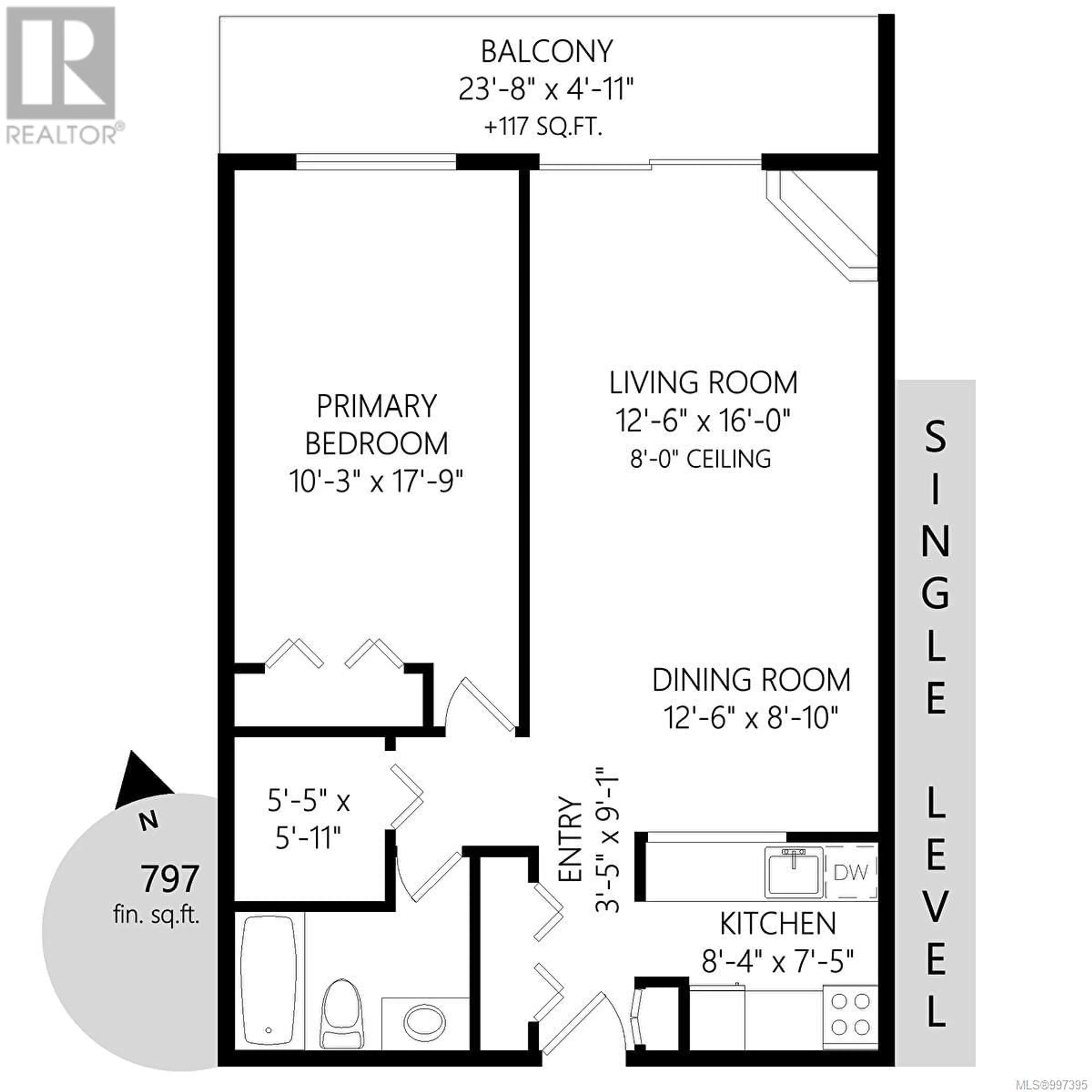 Floor plan for 407 - 3555 OUTRIGGER ROAD, Nanoose Bay British Columbia V9P9K1