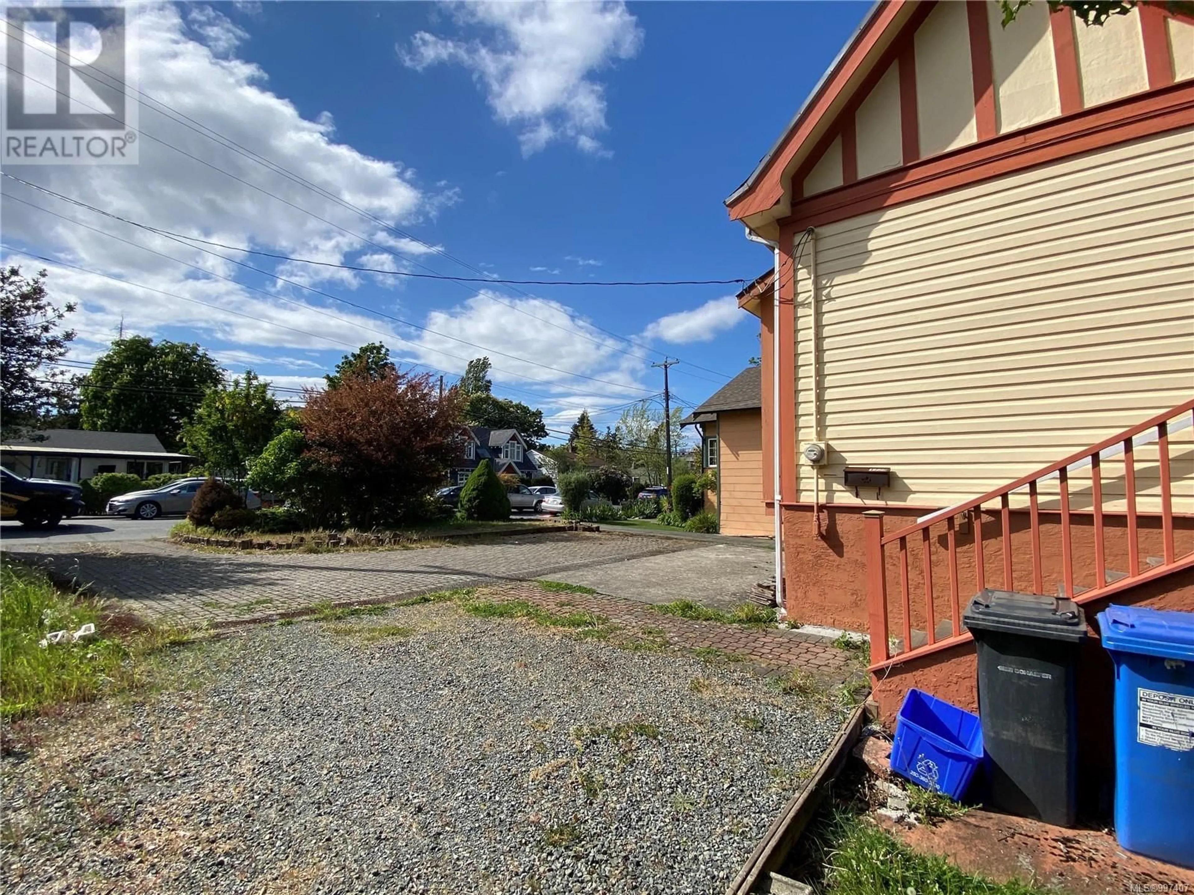 A pic from outside/outdoor area/front of a property/back of a property/a pic from drone, street for 1729 FOUL BAY ROAD, Oak Bay British Columbia V8R5A5