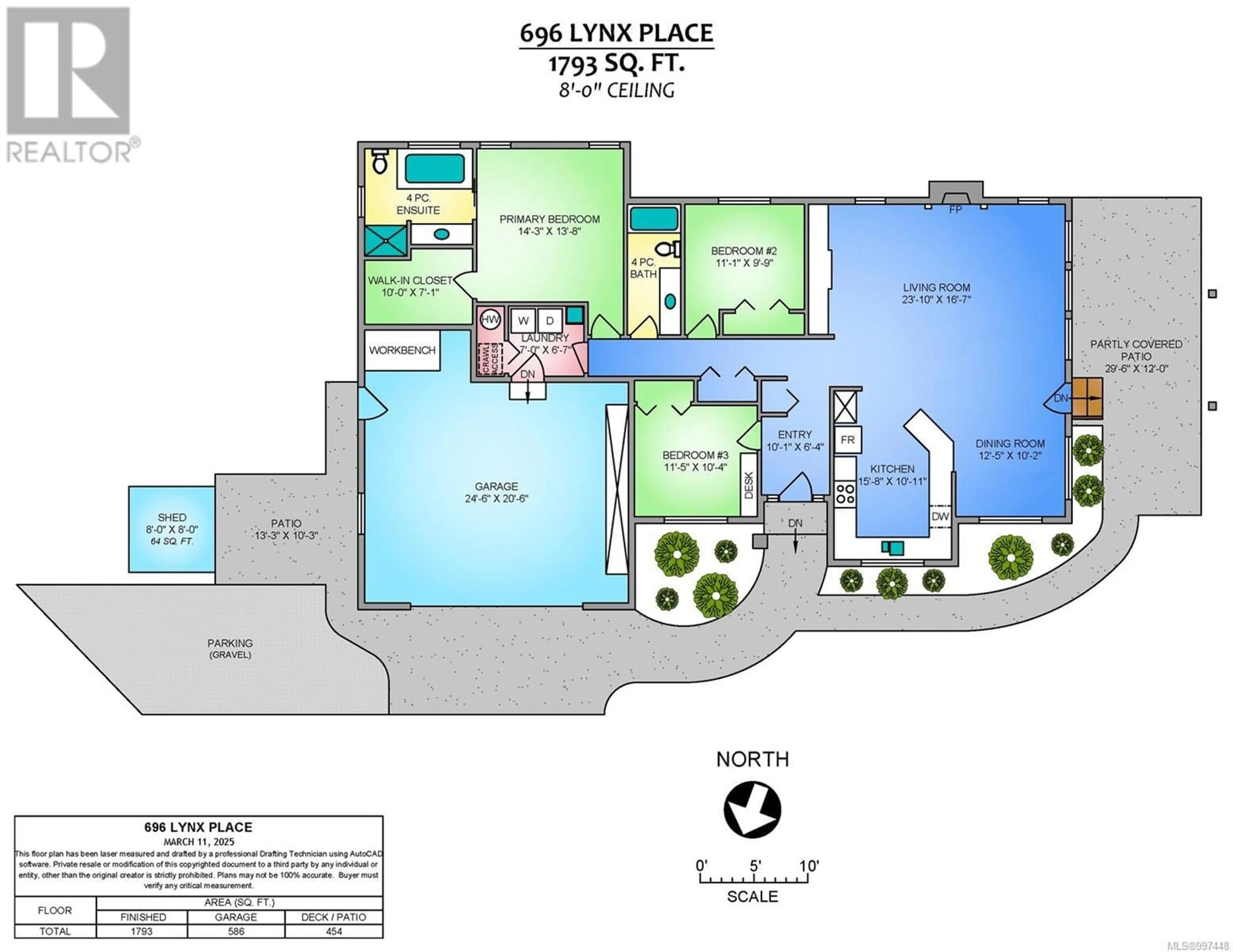 Floor plan for 696 LYNX PLACE, Qualicum Beach British Columbia V9K2P3