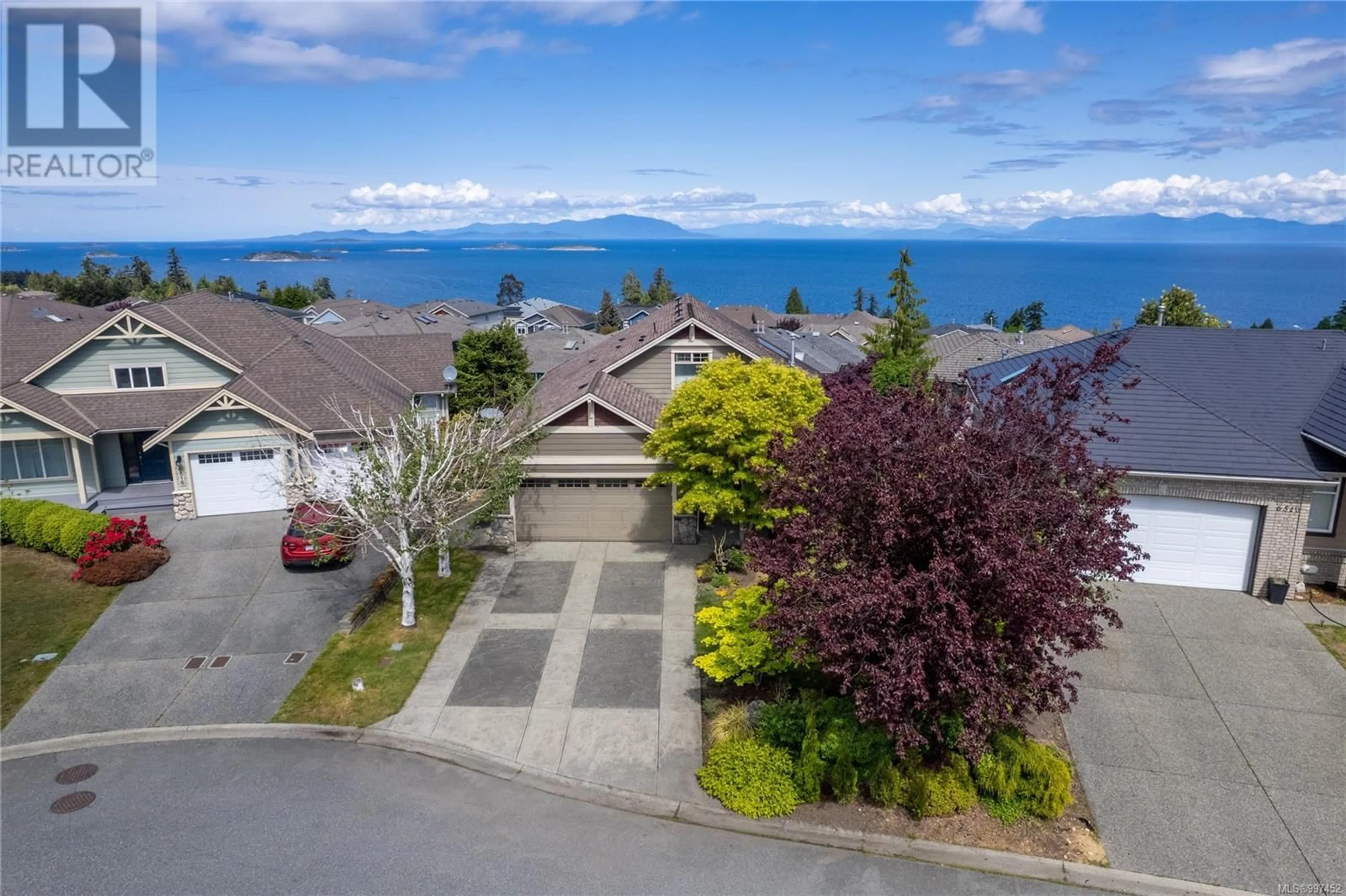 A pic from outside/outdoor area/front of a property/back of a property/a pic from drone, water/lake/river/ocean view for 6514 GERKE PLACE, Nanaimo British Columbia V9V1V8