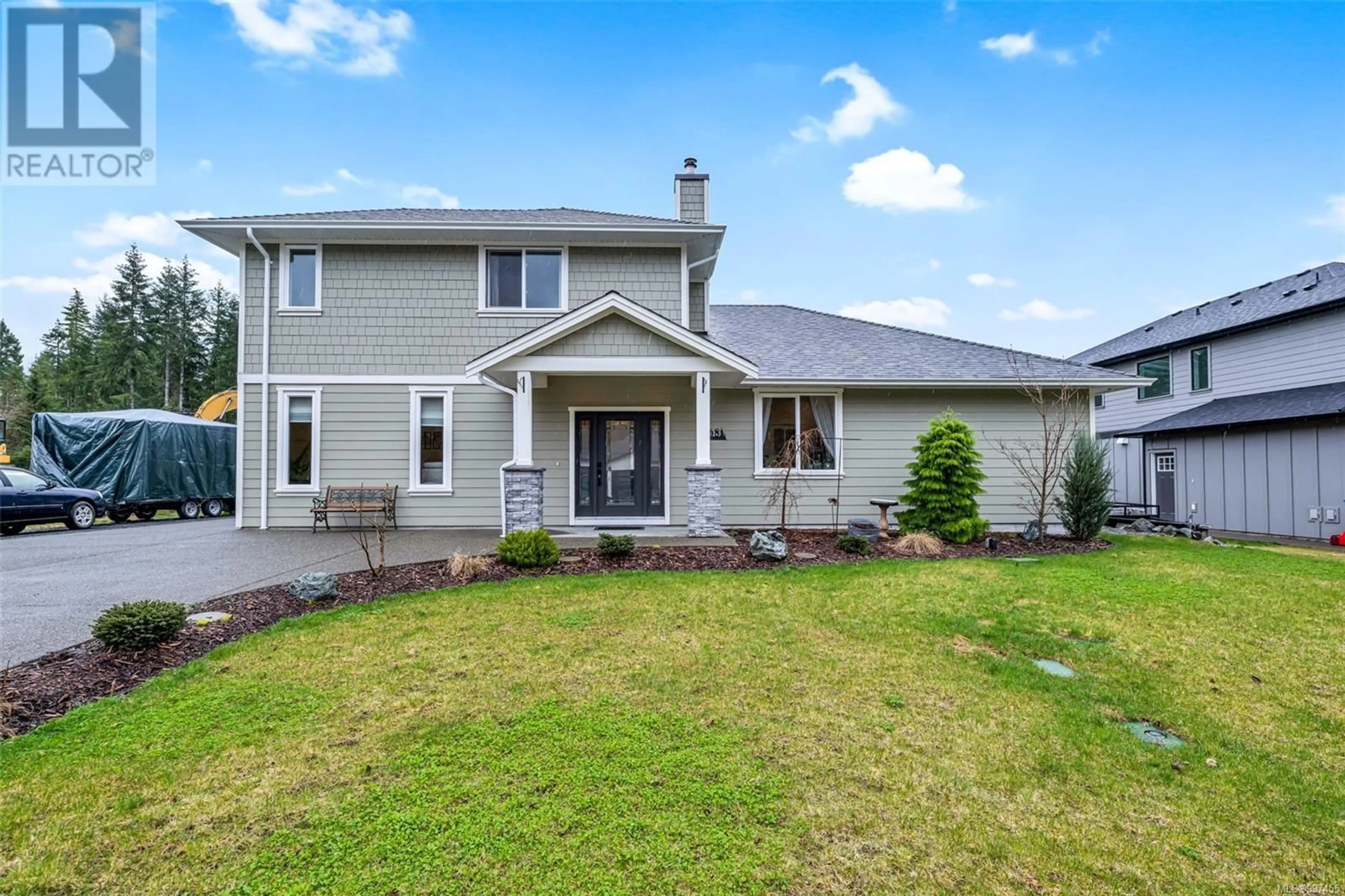 Home with vinyl exterior material, street for 168 EDGEWOOD ROAD, Lake Cowichan British Columbia V0R2G0