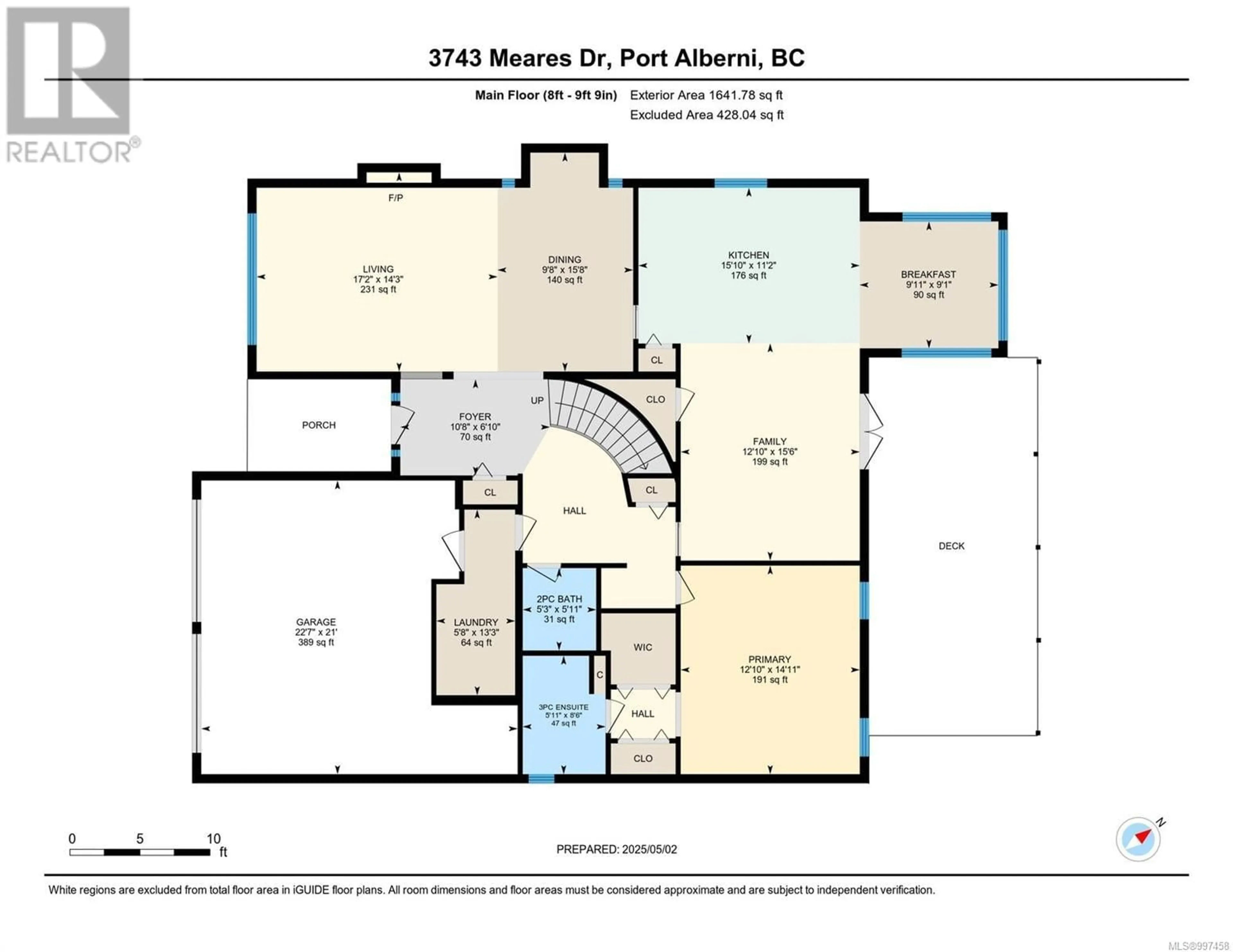 Floor plan for 3743 MEARES DRIVE, Port Alberni British Columbia V9Y5H6