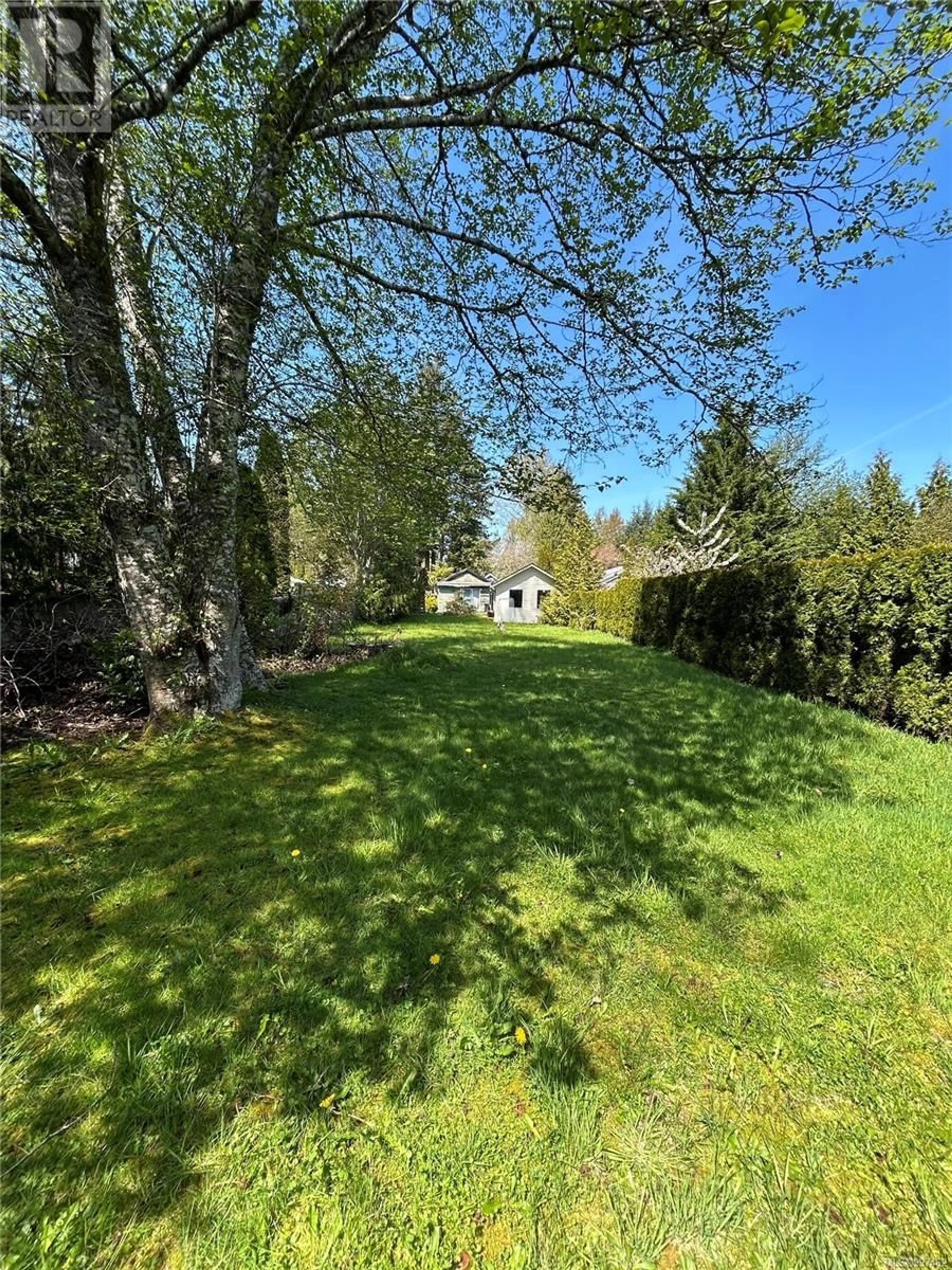 A pic from outside/outdoor area/front of a property/back of a property/a pic from drone, forest/trees view for 1600 15TH STREET, Courtenay British Columbia V9N2C2