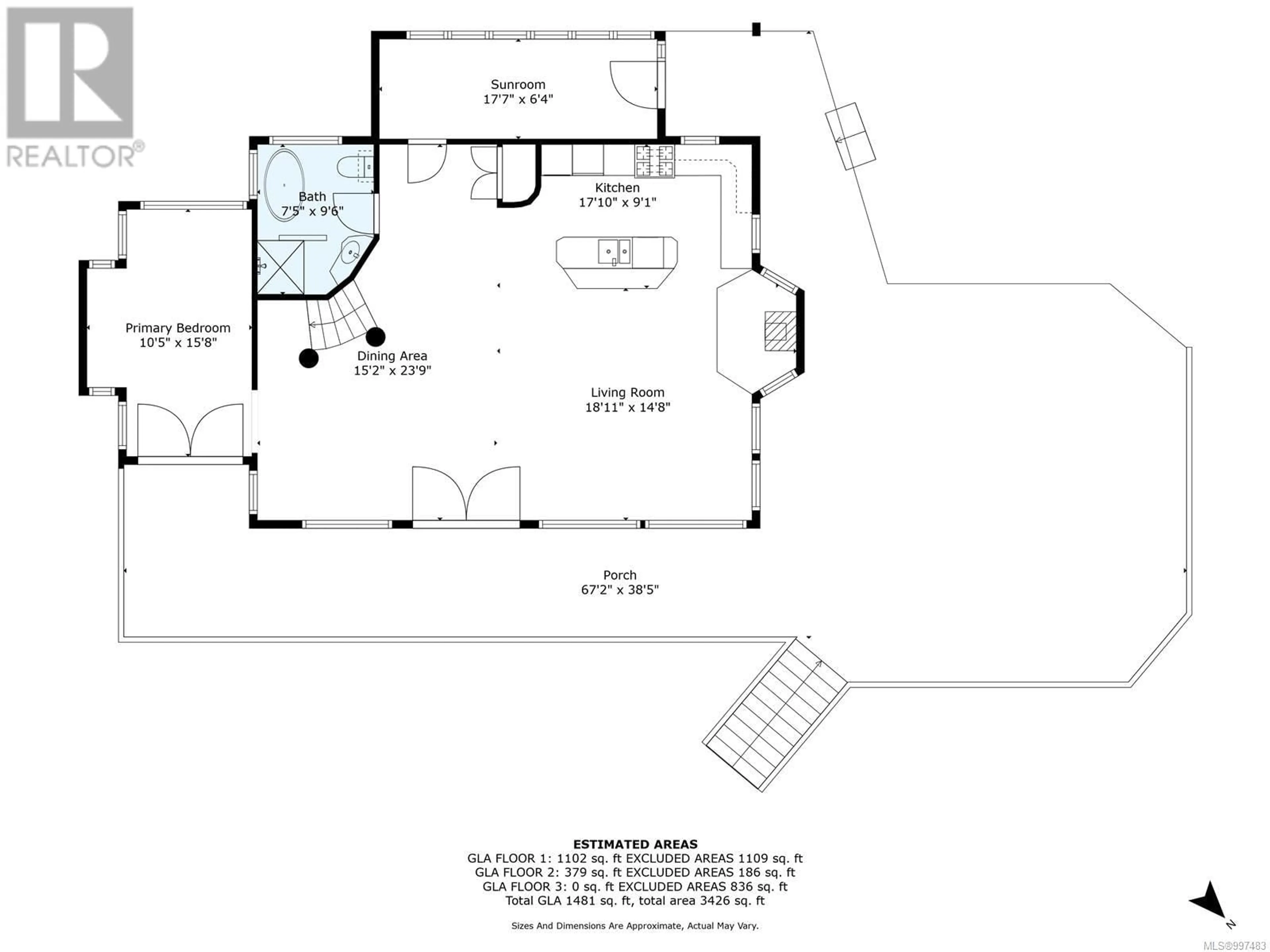 Floor plan for 550 CARDALE ROAD, Decourcy Island British Columbia A1A1A1