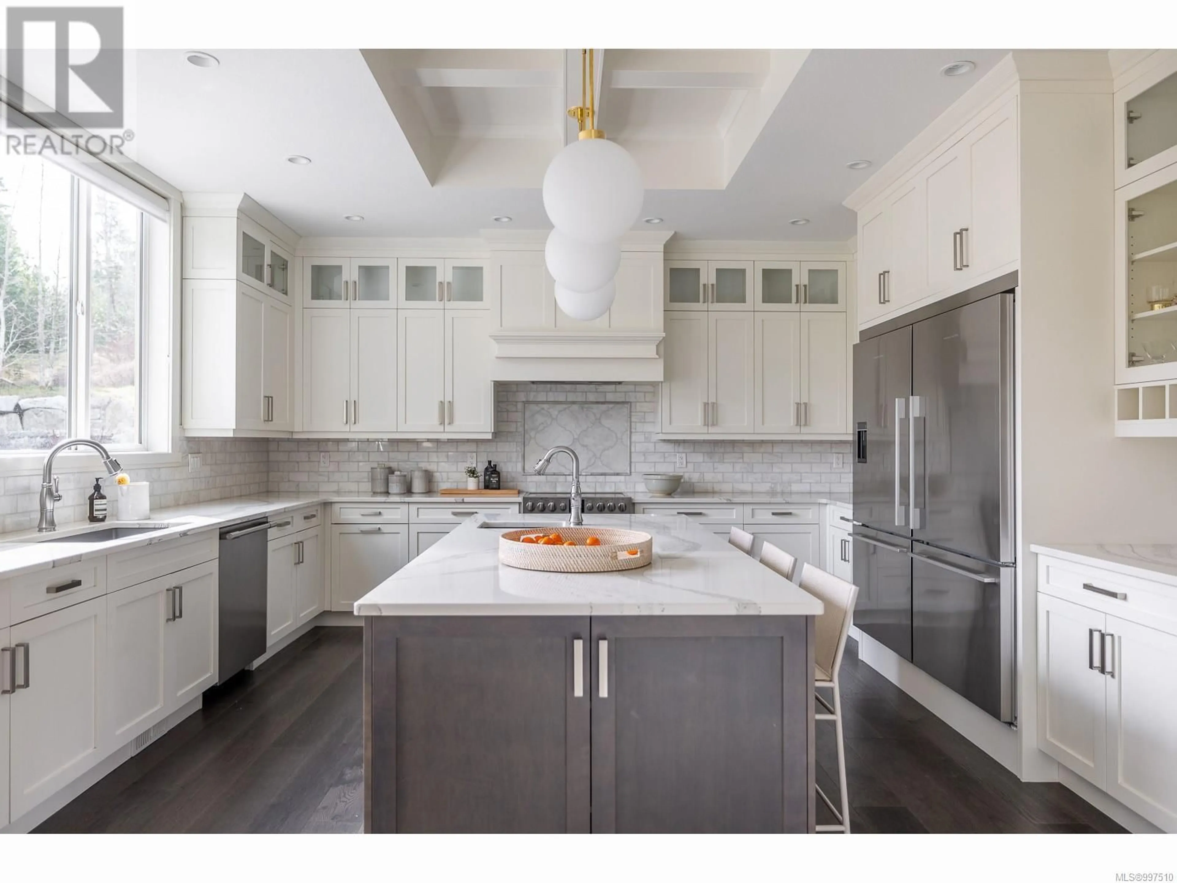 Contemporary kitchen, ceramic/tile floor for 2300 PETERSON ROAD, Nanoose Bay British Columbia V9P9L2