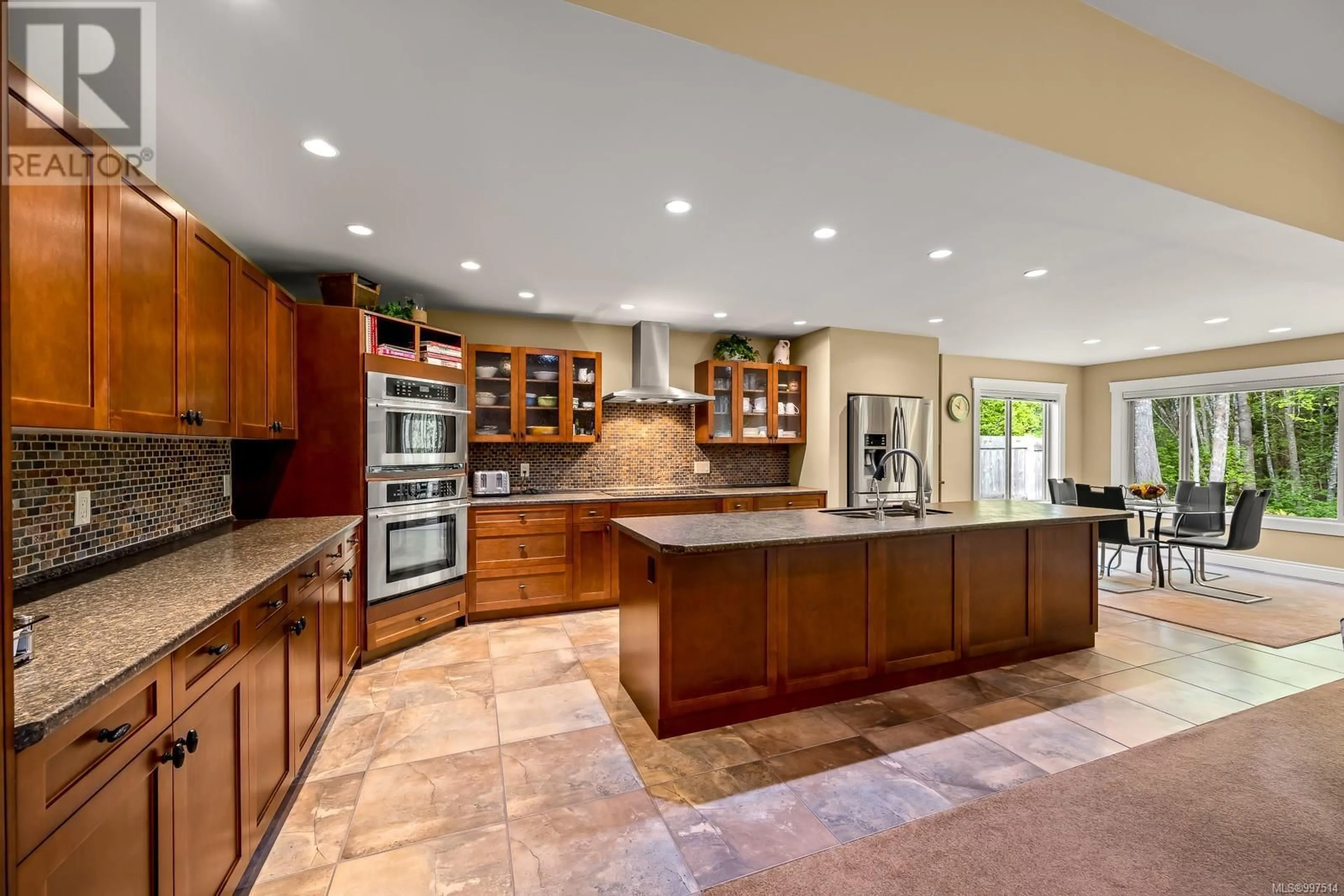 Open concept kitchen, ceramic/tile floor for 2093 ROBERT LANG DRIVE, Courtenay British Columbia V9M1A4