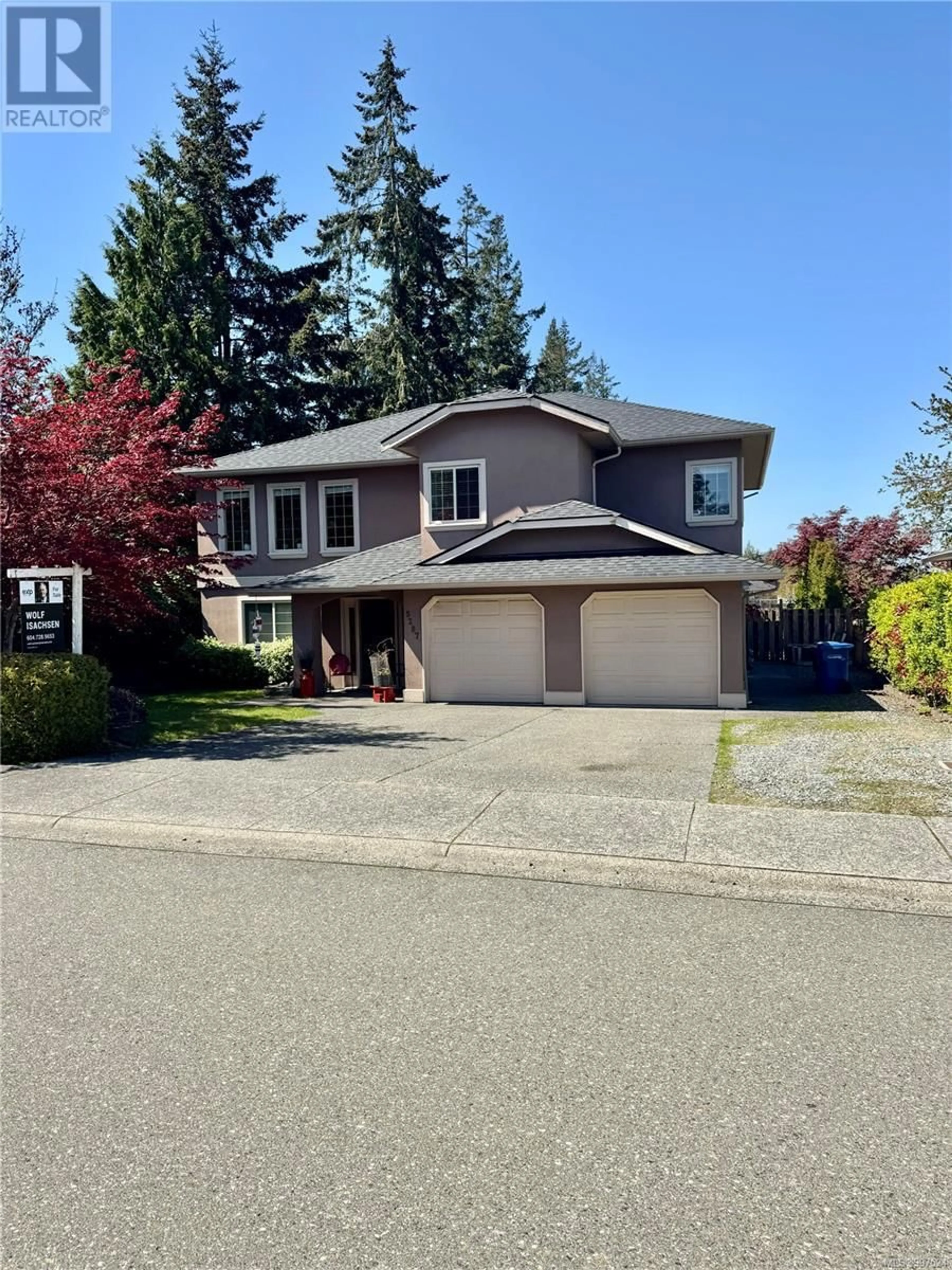 Home with vinyl exterior material, street for 5287 CRESTVIEW DRIVE, Nanaimo British Columbia V9T5Z8