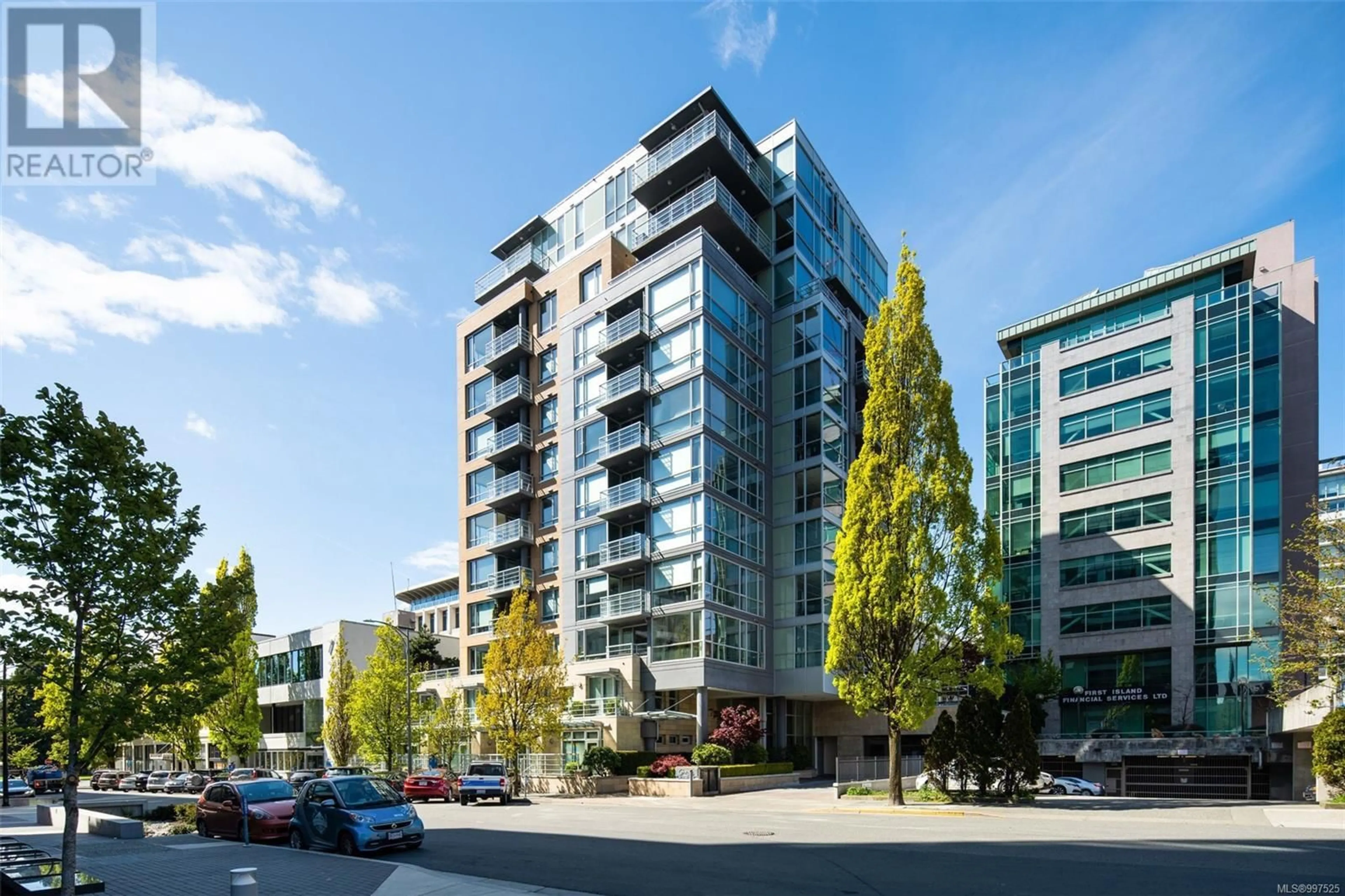 A pic from outside/outdoor area/front of a property/back of a property/a pic from drone, building for 708 - 732 CORMORANT STREET, Victoria British Columbia V8W4A5