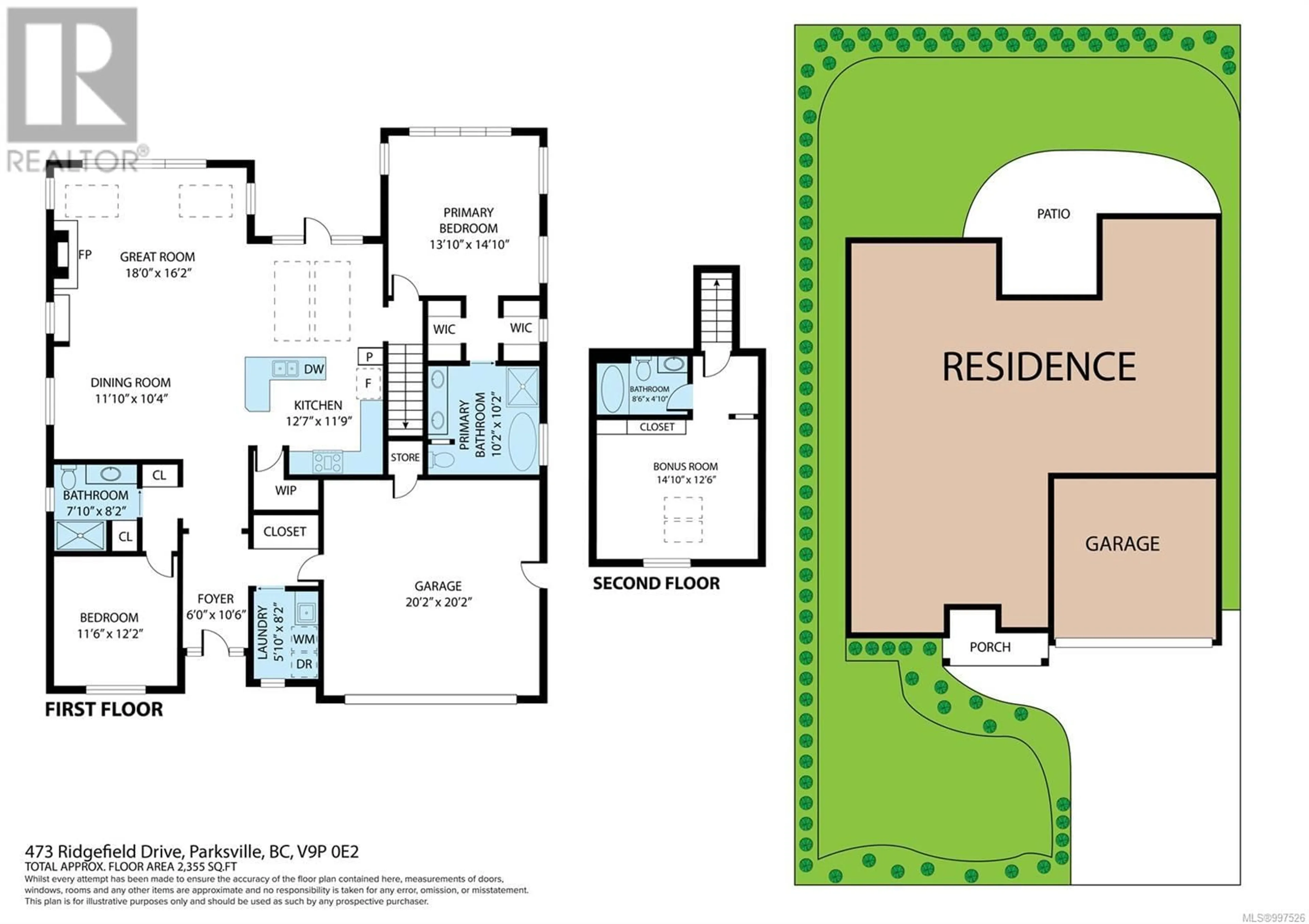 Floor plan for 473 RIDGEFIELD DRIVE, Parksville British Columbia V9P0E2