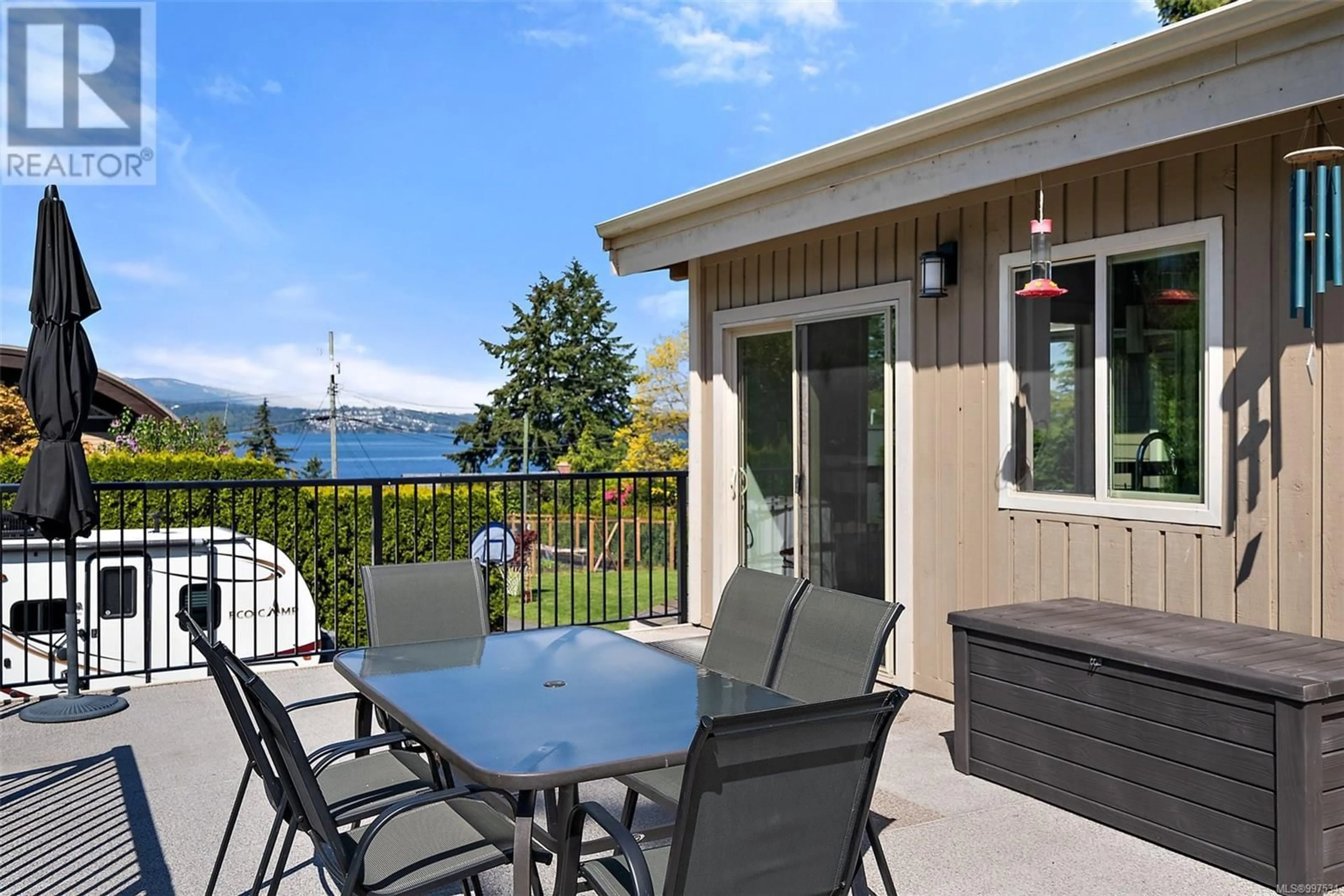 Patio, water/lake/river/ocean view for 10985 KALITAN ROAD, North Saanich British Columbia V8L5V8