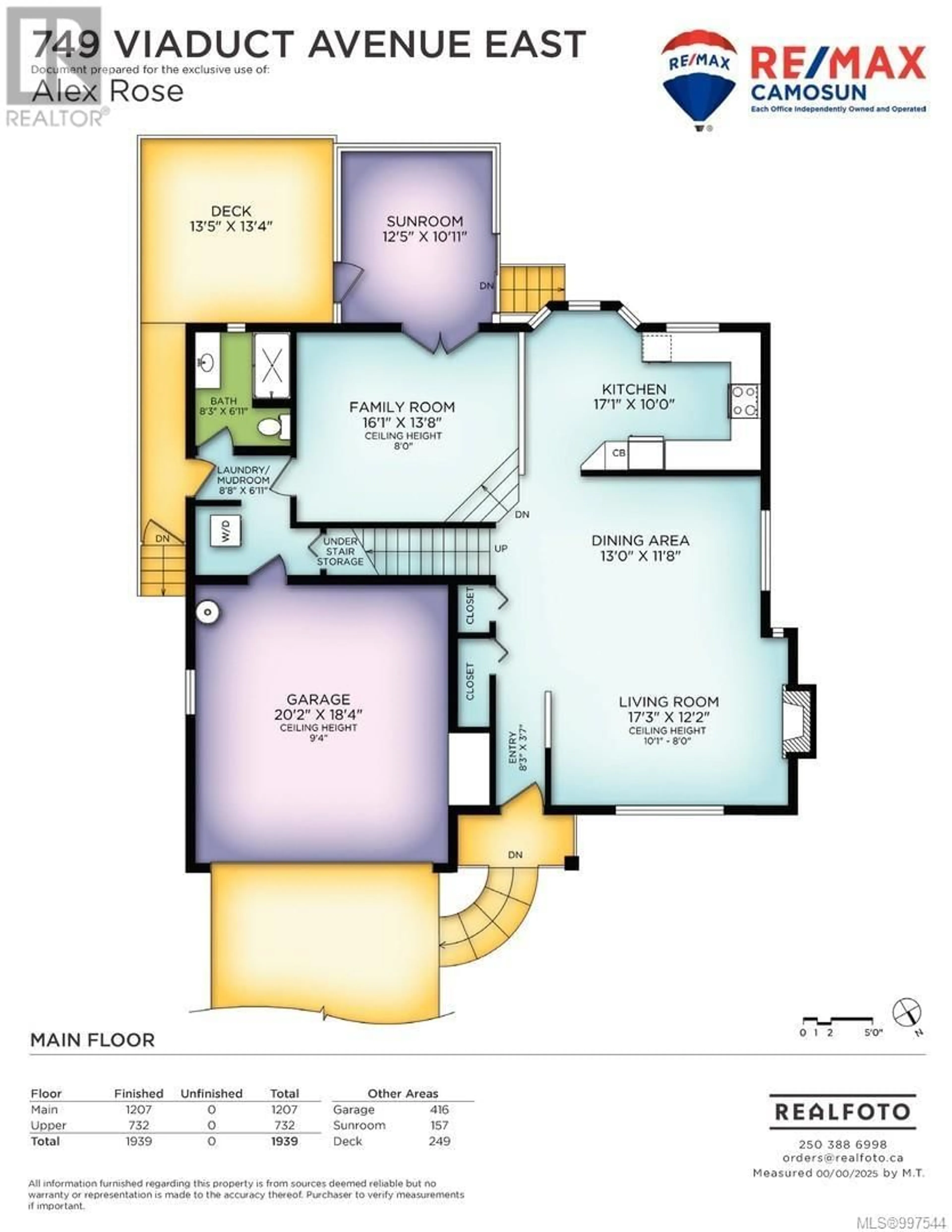 Floor plan for 749 VIADUCT AVENUE EAST, Saanich British Columbia V8Z6N3