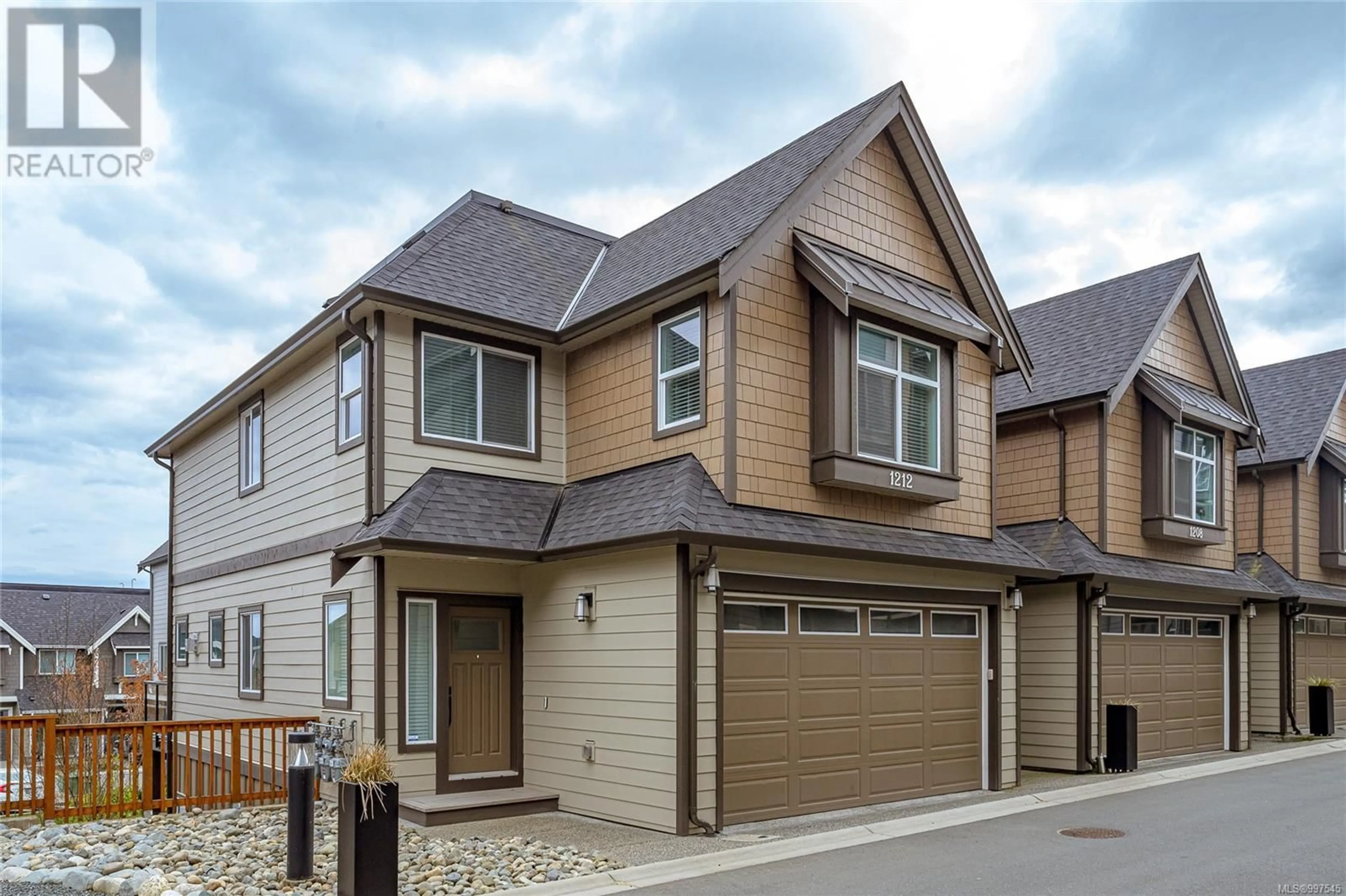 Home with vinyl exterior material, street for 1212 MOONSTONE LOOP, Langford British Columbia V9B0Y6