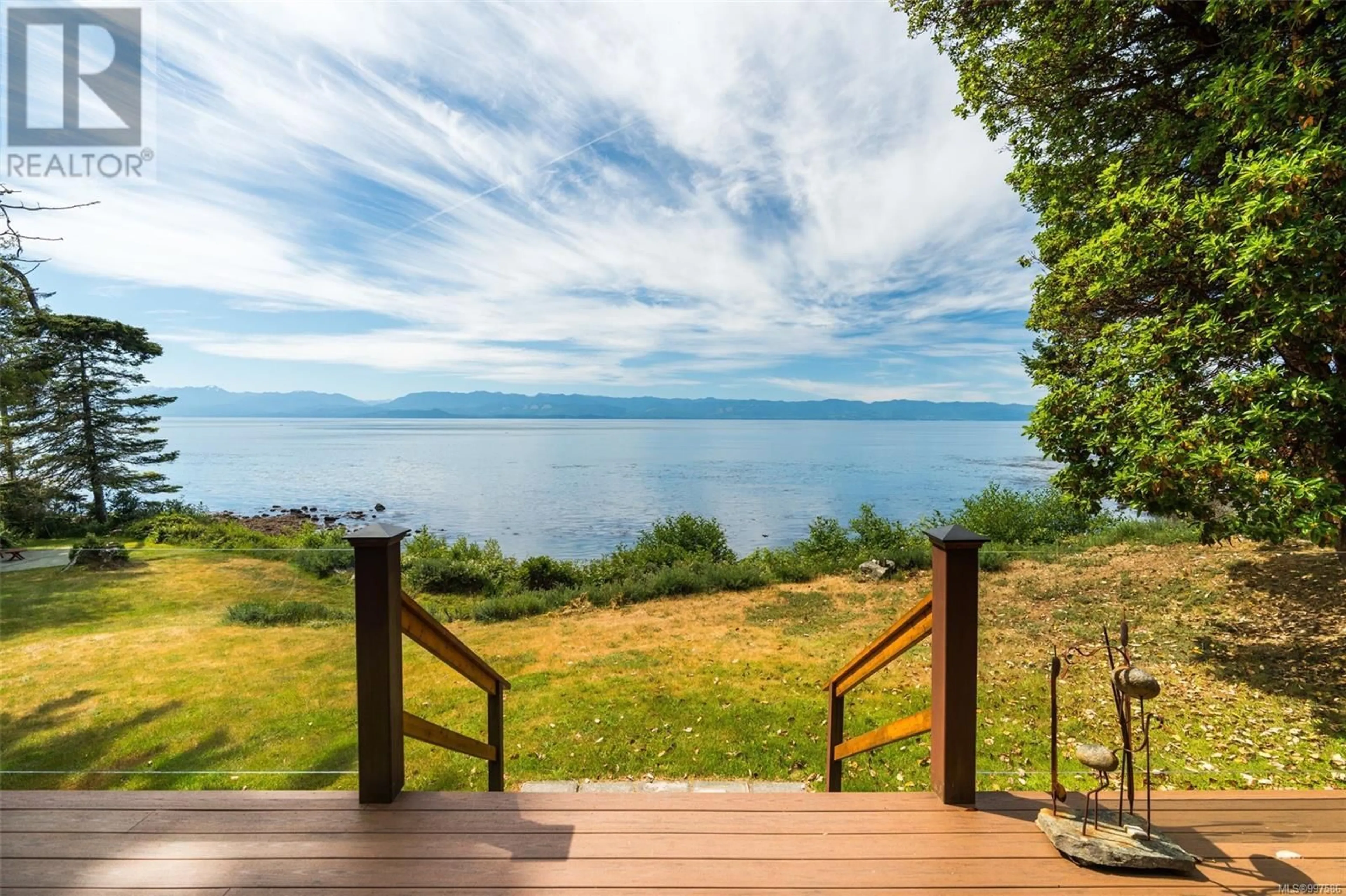 Patio, water/lake/river/ocean view for 7281 MCMILLAN ROAD, Sooke British Columbia V9Z0S7