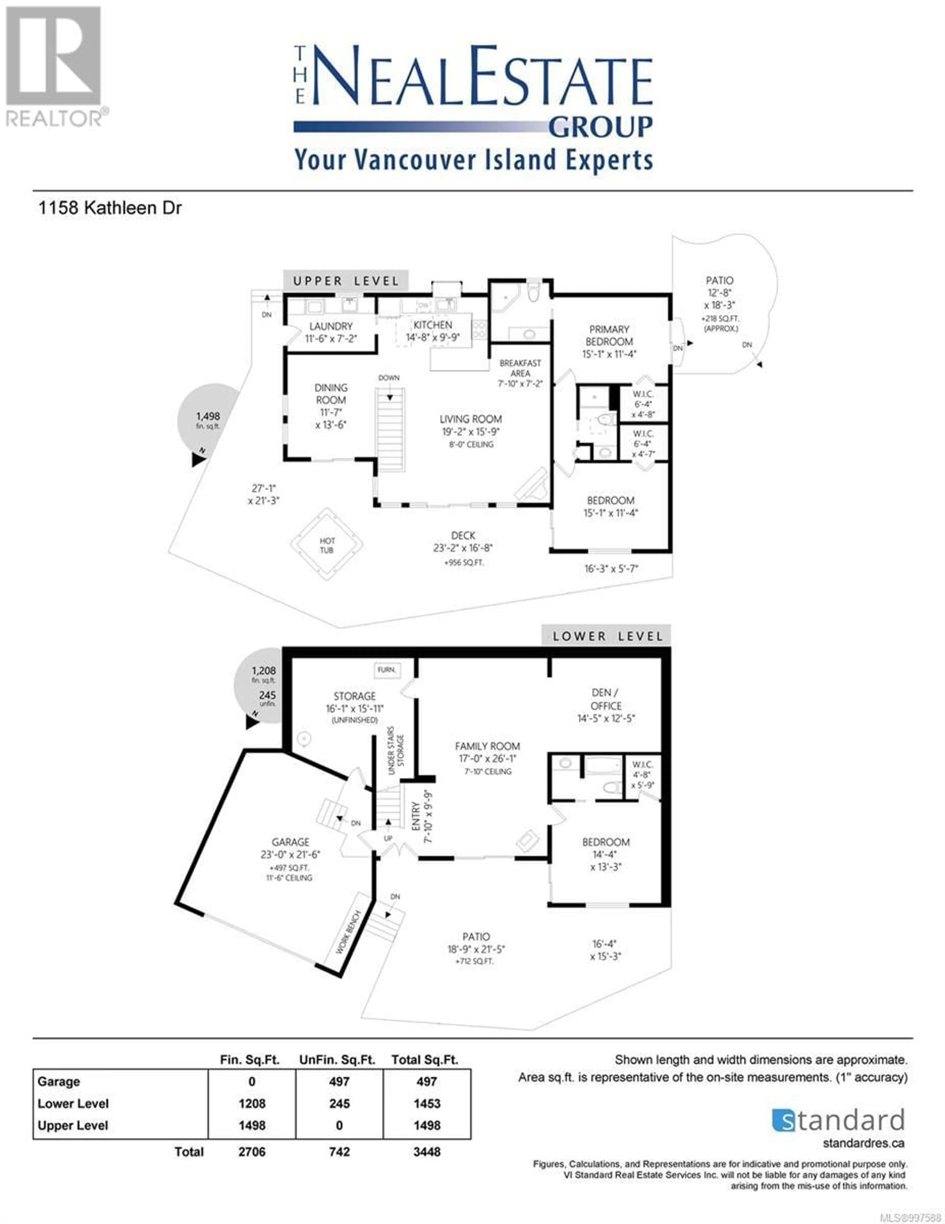 Floor plan for 1158 KATHLEEN DRIVE, Duncan British Columbia V9L5S4