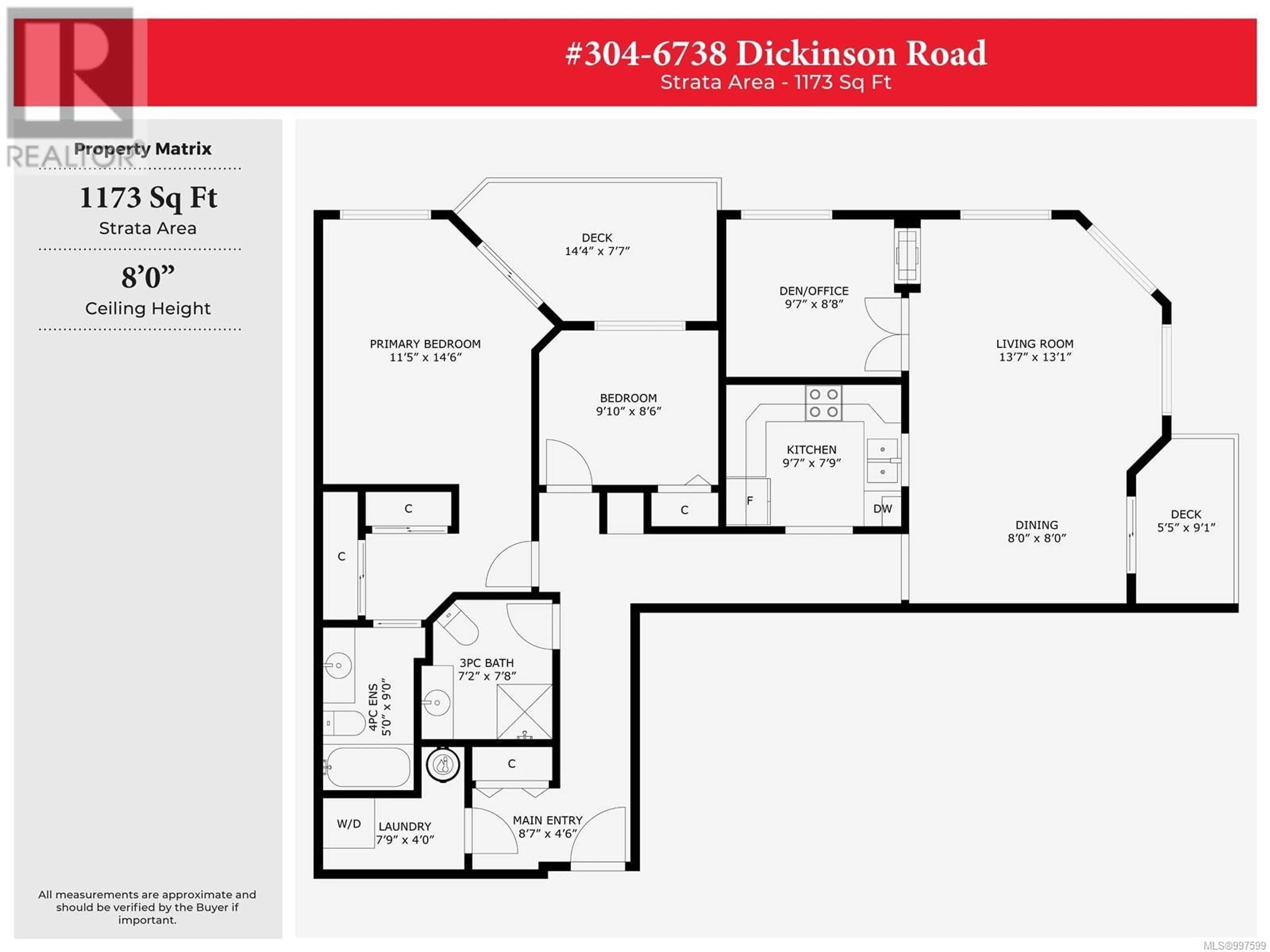 Floor plan for 304 - 6738 DICKINSON ROAD, Nanaimo British Columbia V9V1A3