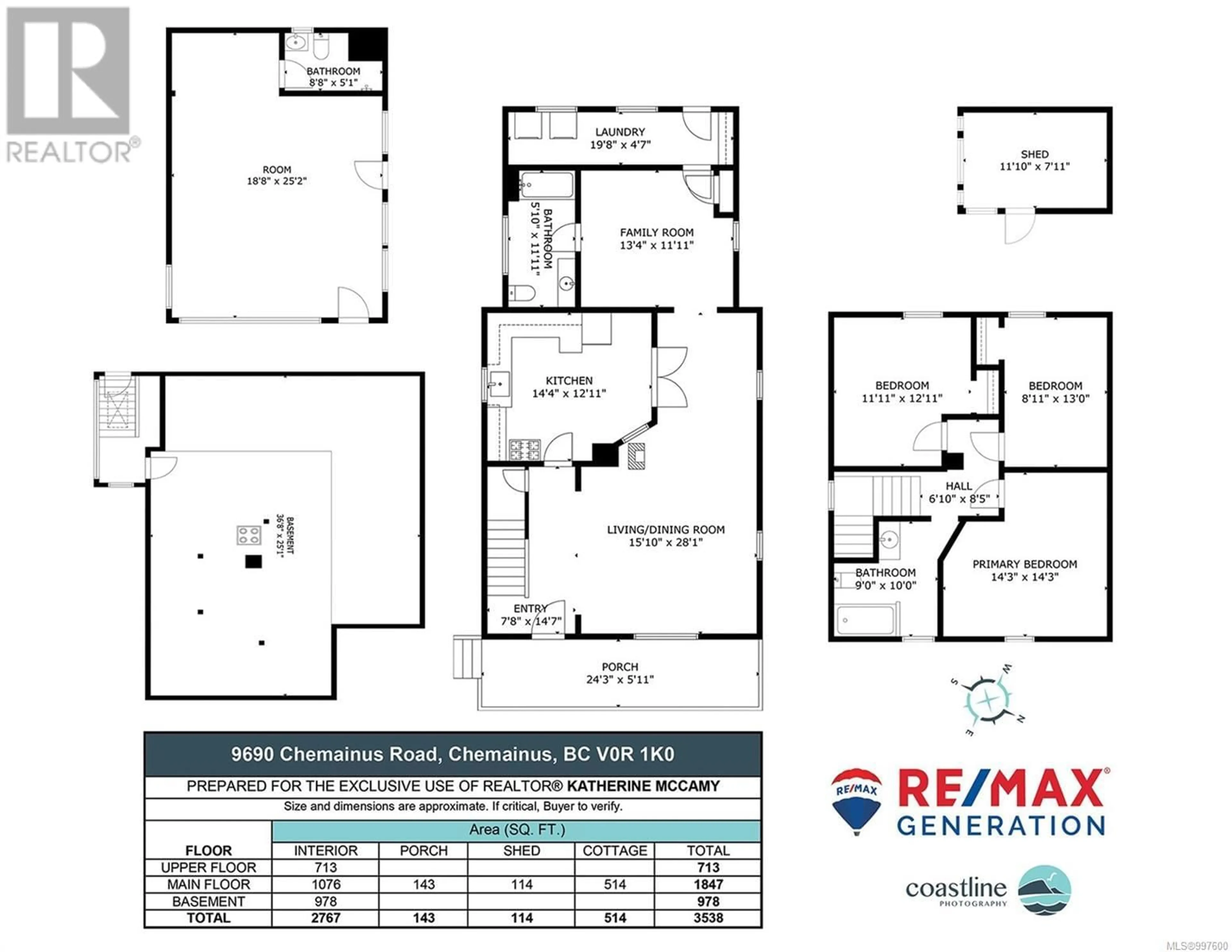 Floor plan for 9690 CHEMAINUS ROAD, Chemainus British Columbia V0R1K1